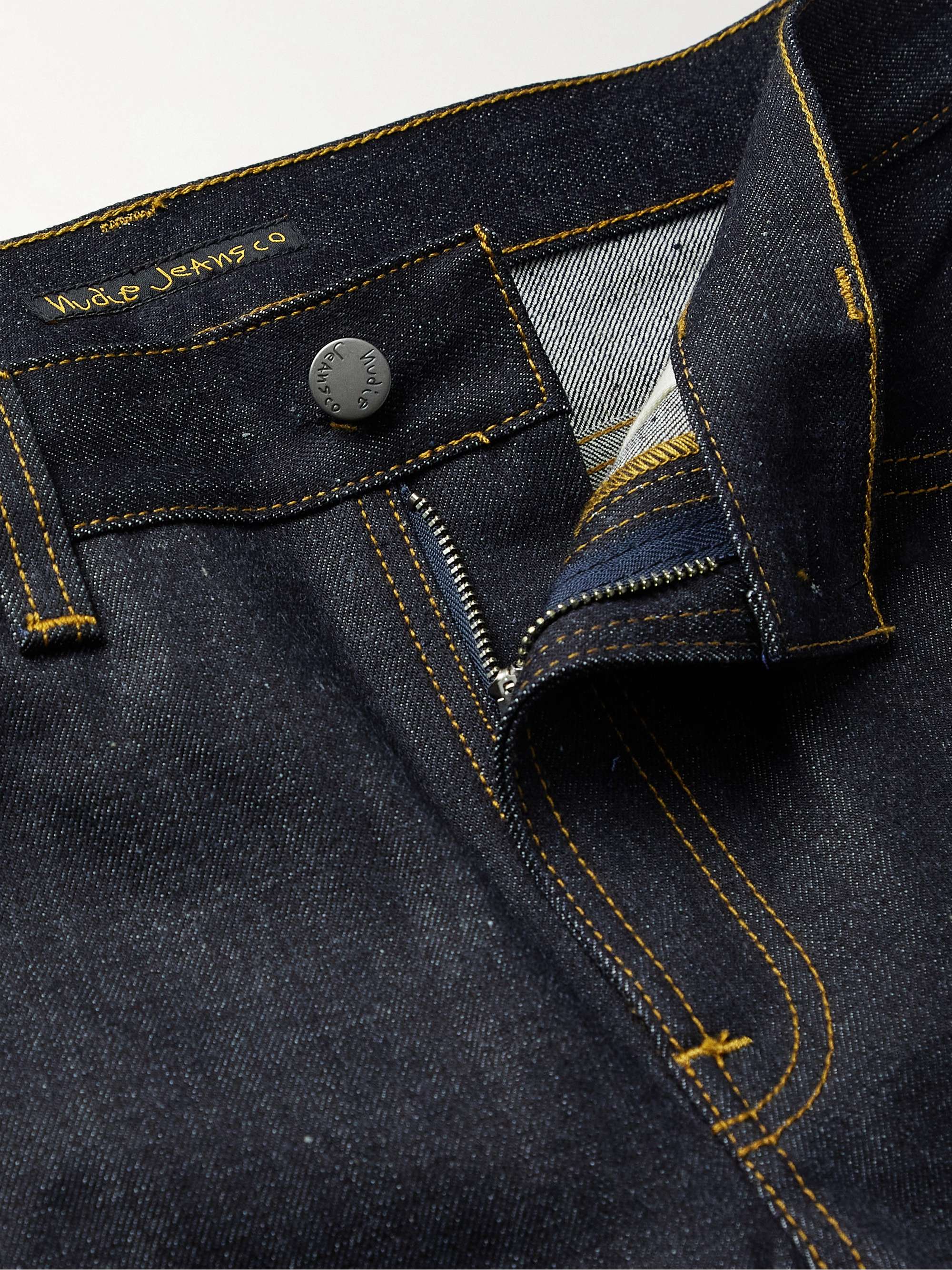 NUDIE JEANS Gritty Jackson Straight-Leg Selvage Jeans | MR PORTER