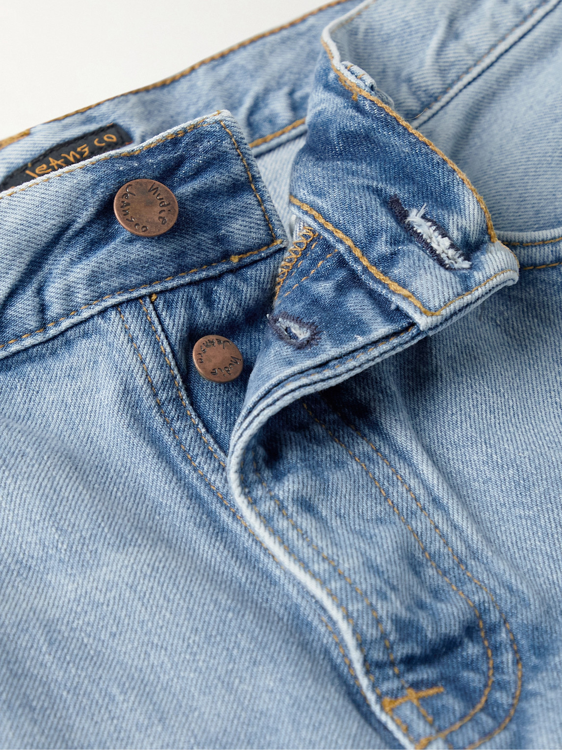 Nudie Jeans Steady Eddie Ii Slim-fit Tapered Jeans In Blue | ModeSens