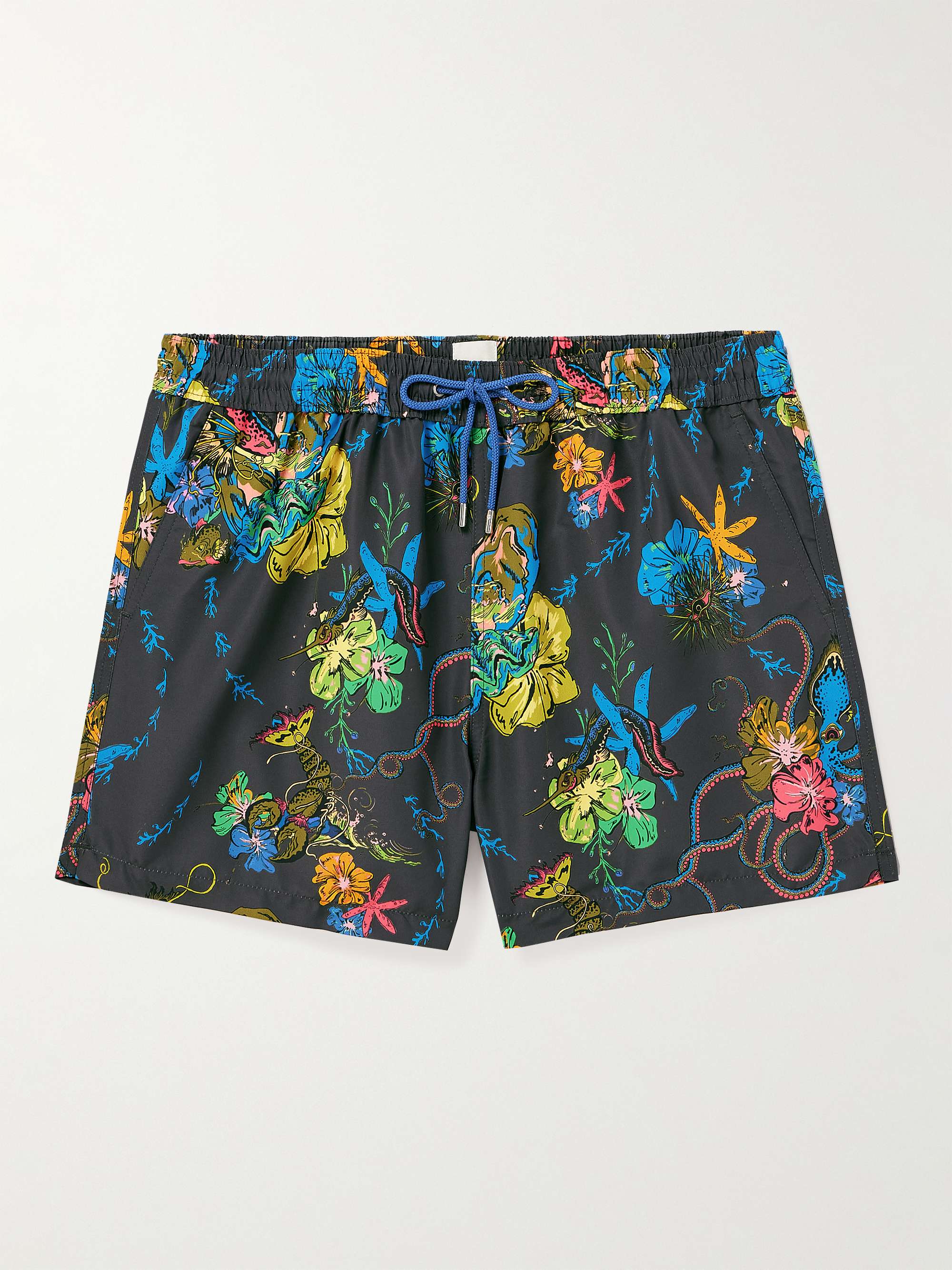 PAUL SMITH Kraken Slim-Fit Short-Length Printed Recycled Swim Shorts for  Men | MR PORTER