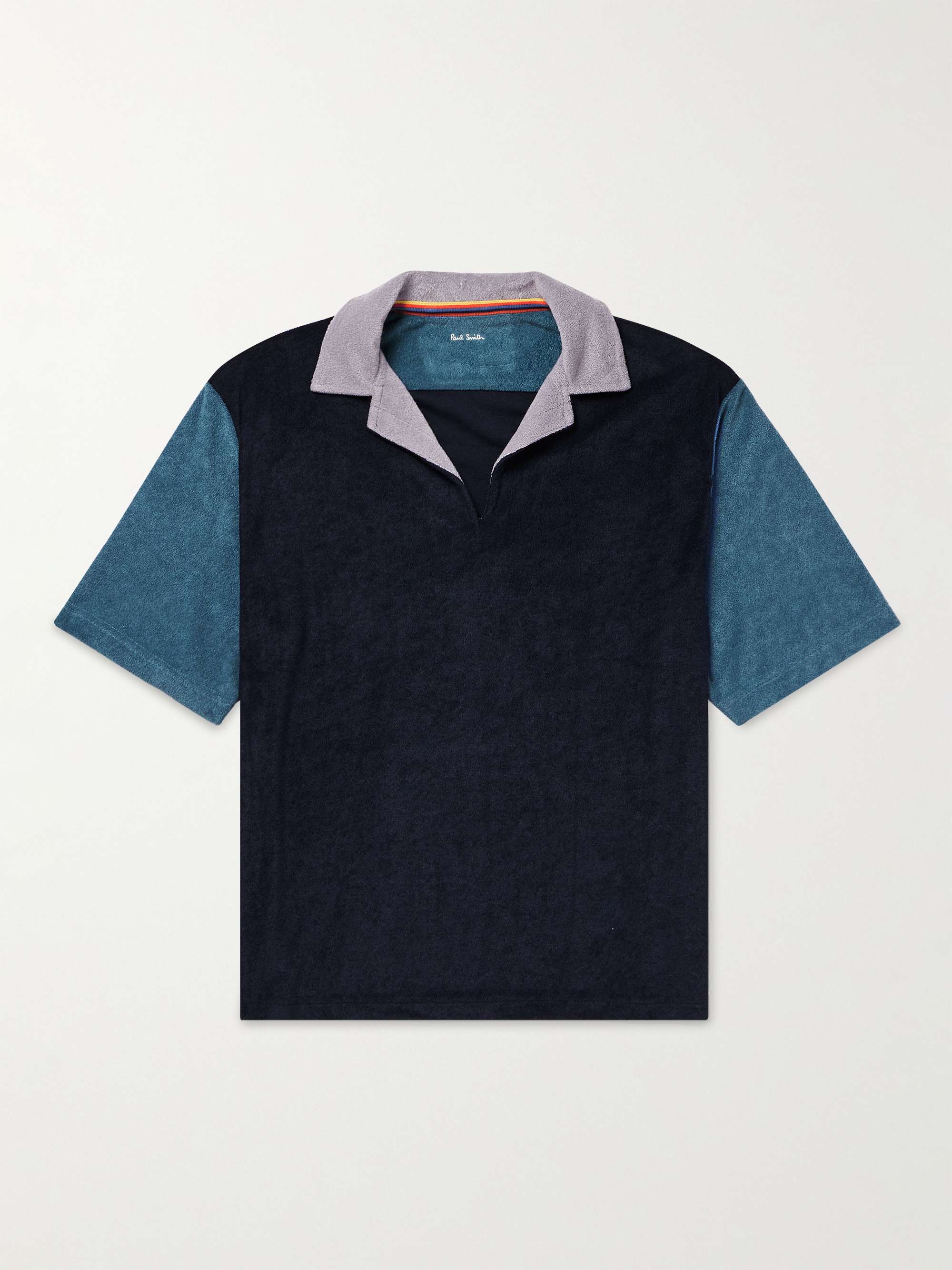 PAUL SMITH Towelling Lounge Colour-Block Terry Polo Shirt for Men | MR  PORTER