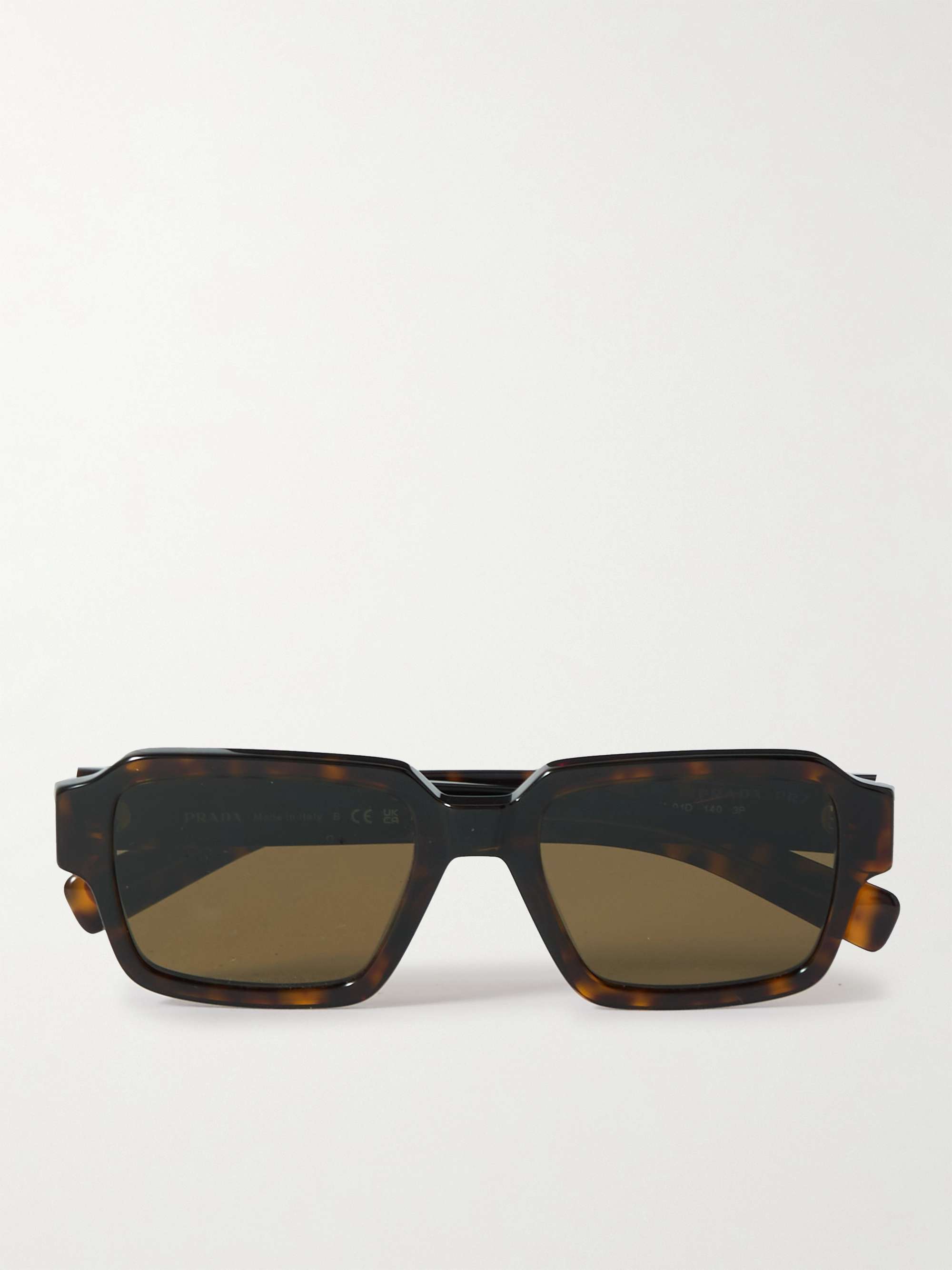 PRADA EYEWEAR Square-Frame Tortoiseshell Acetate Sunglasses | MR PORTER