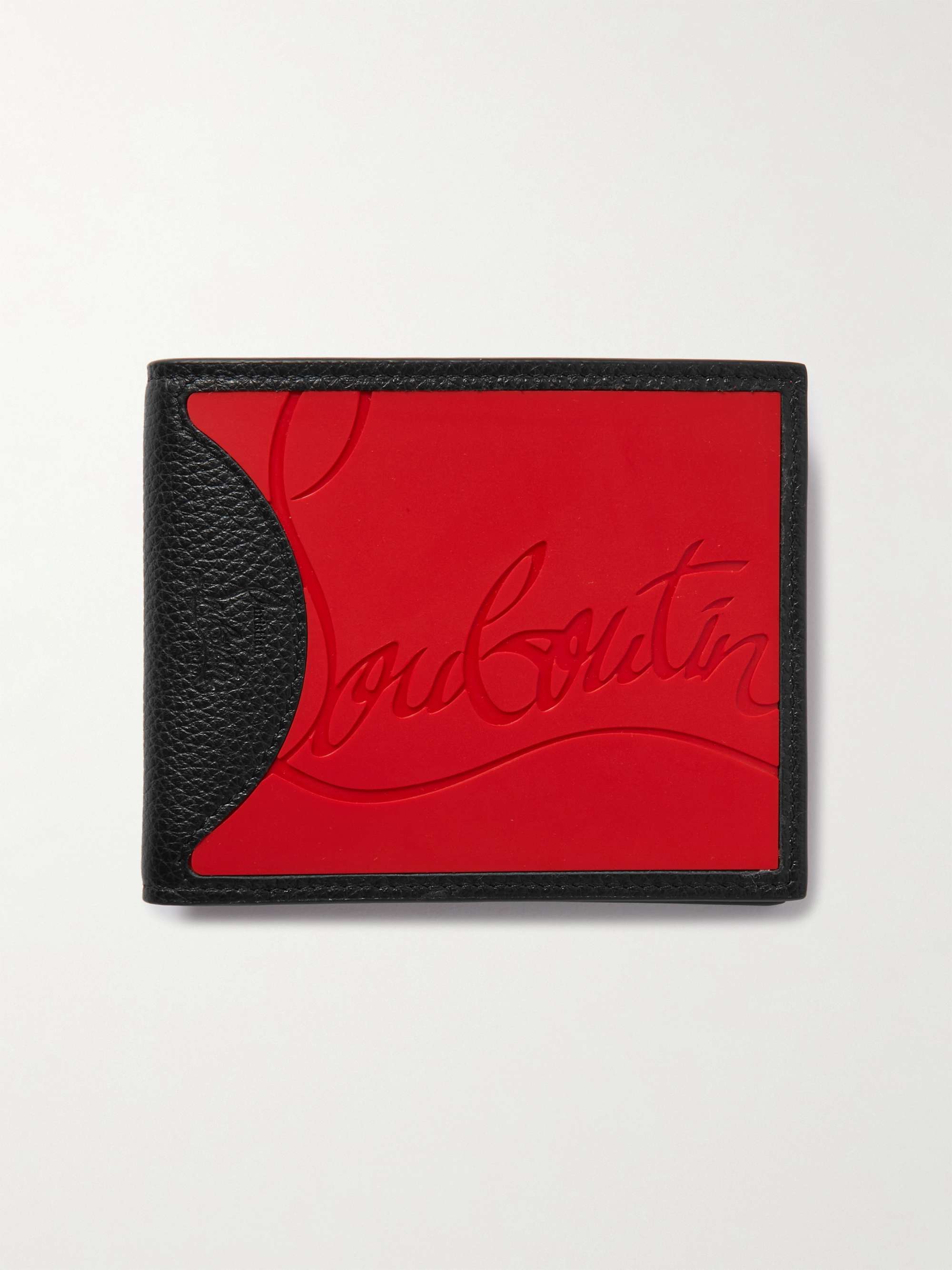 CHRISTIAN LOUBOUTIN Logo-Debossed Leather and PU Billfold Wallet for Men | MR  PORTER