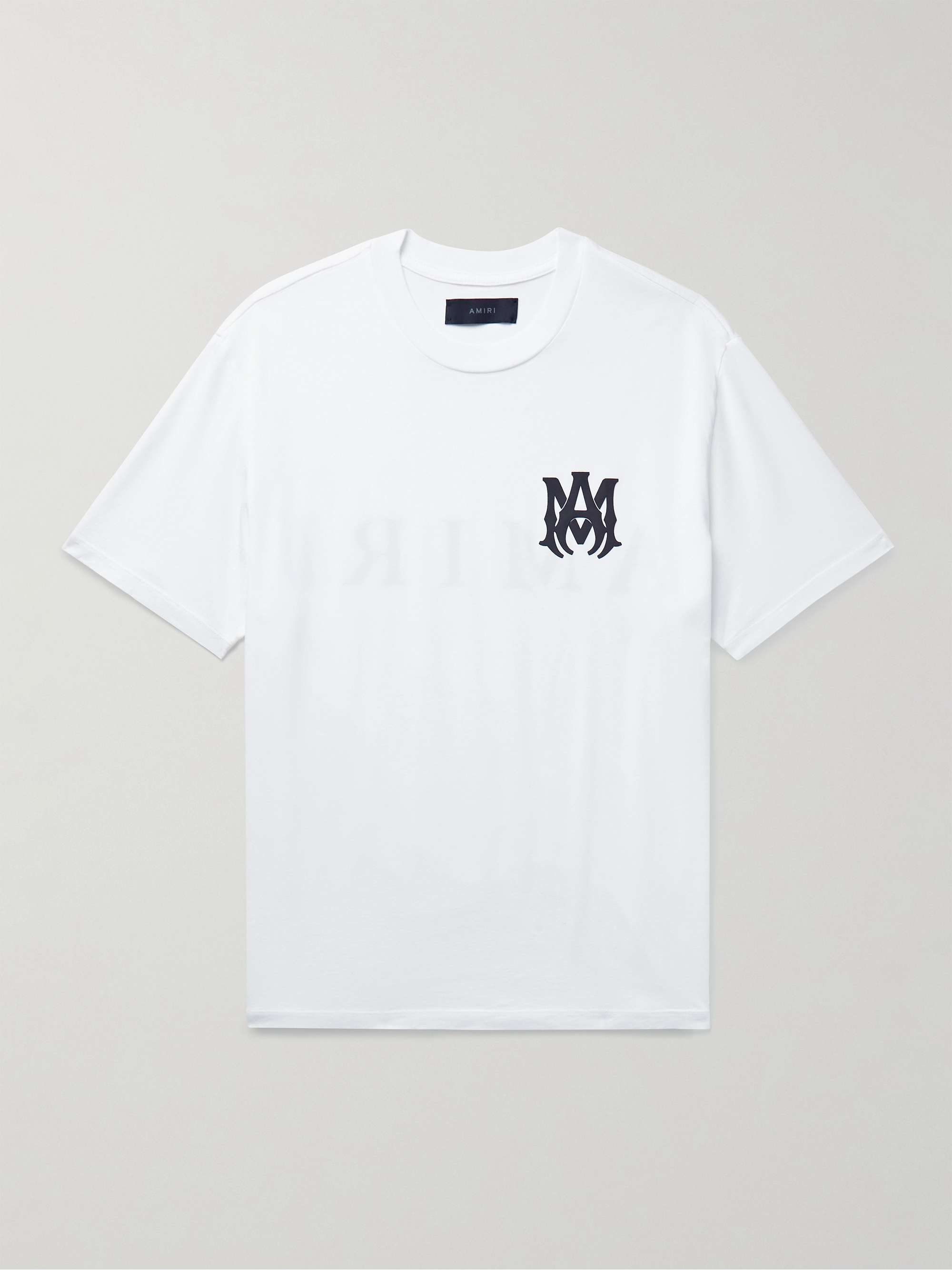 T-shirt in jersey di cotone con logo stampato AMIRI da uomo | MR PORTER