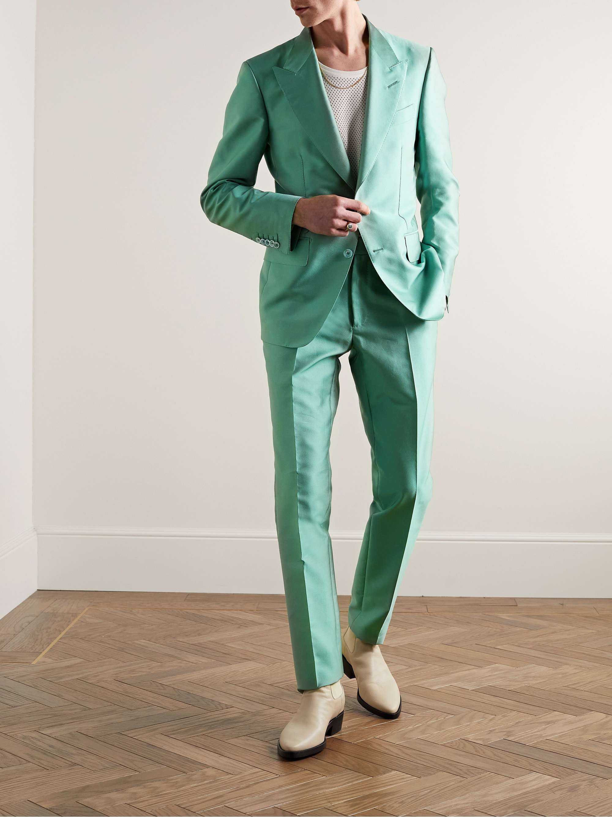 TOM FORD Slim-Fit Satin-Twill Suit Jacket for Men | MR PORTER