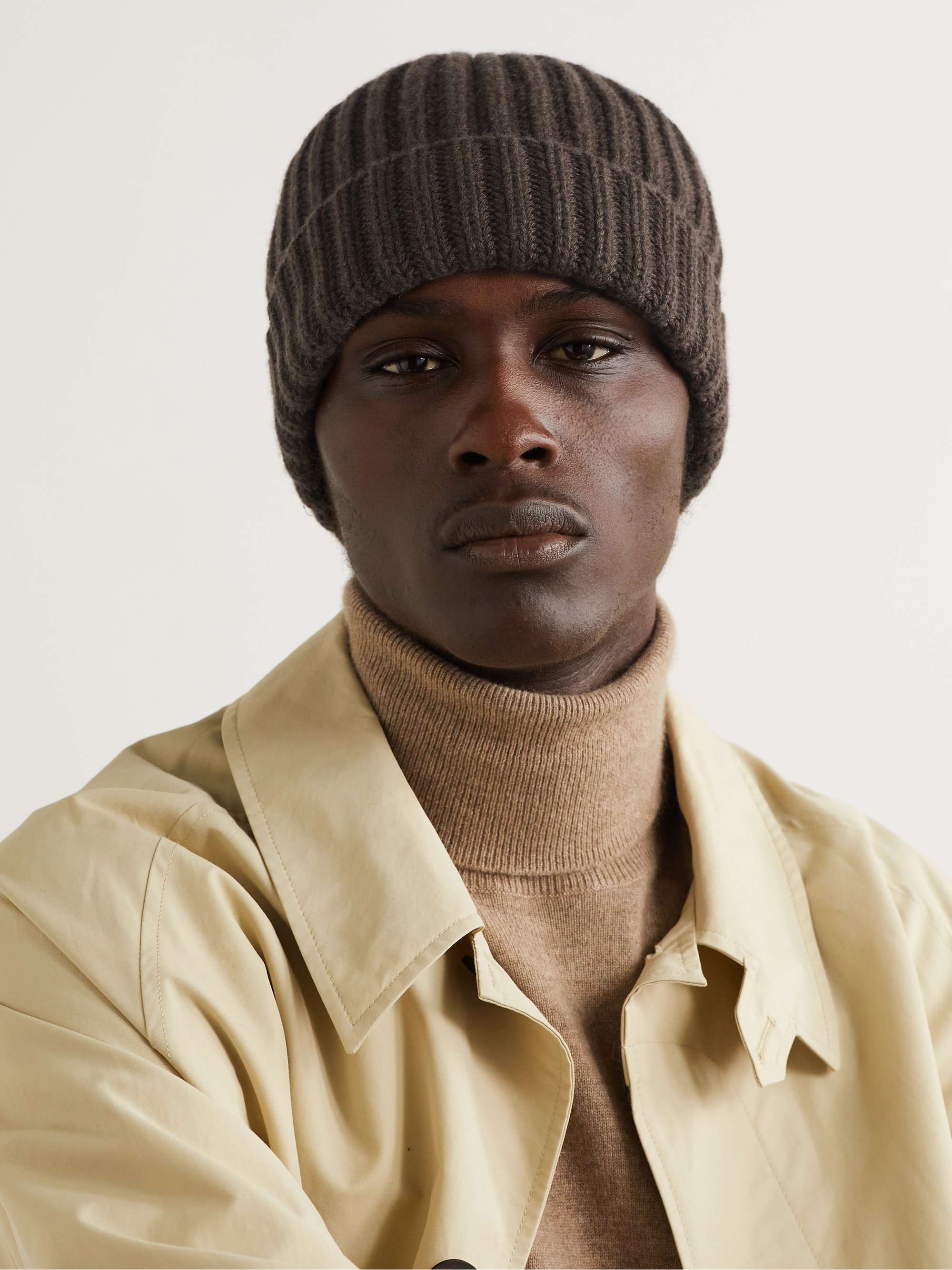THE ROW Dibbo Ribbed Cashmere Beanie for Men | MR PORTER
