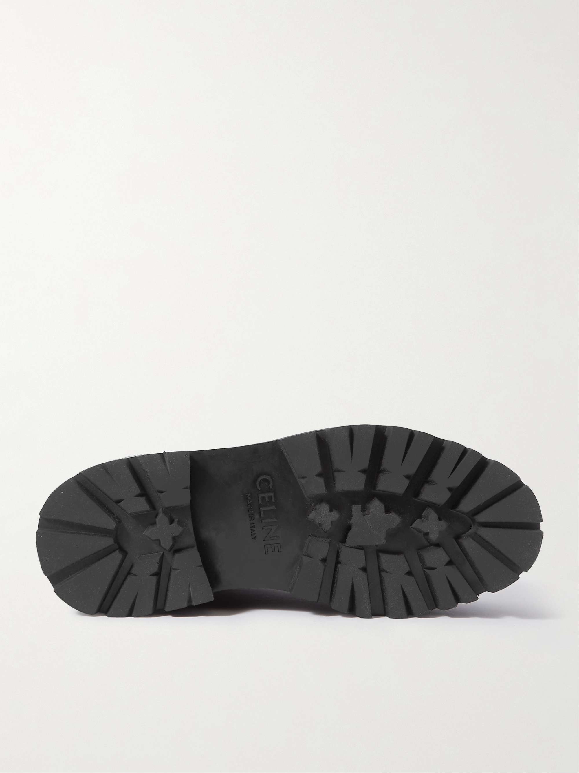 CELINE Leather Platform Boots | MR PORTER