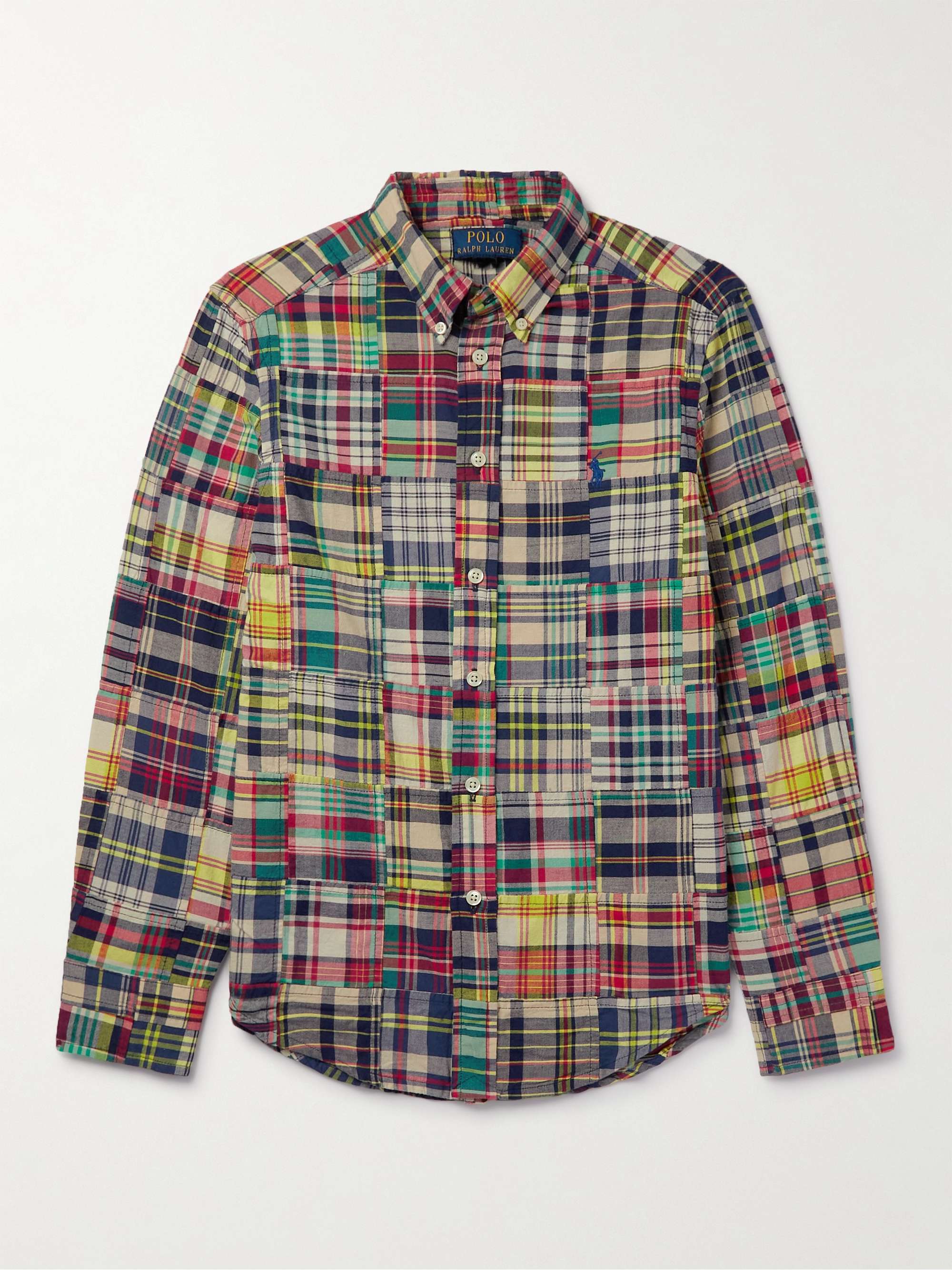 POLO RALPH LAUREN KIDS Botton-Down Collar Checked Cotton Shirt | MR PORTER