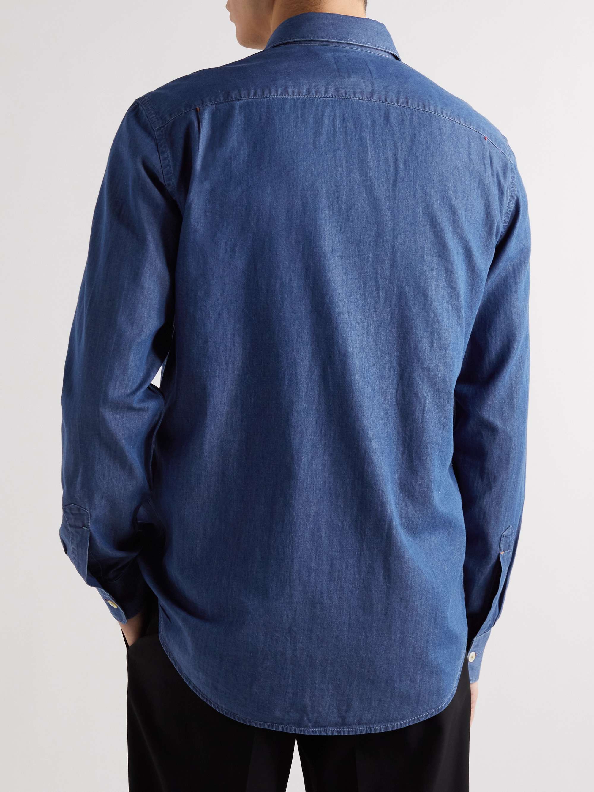 PAUL SMITH Cotton and Lyocell-Blend Chambray Shirt | MR PORTER