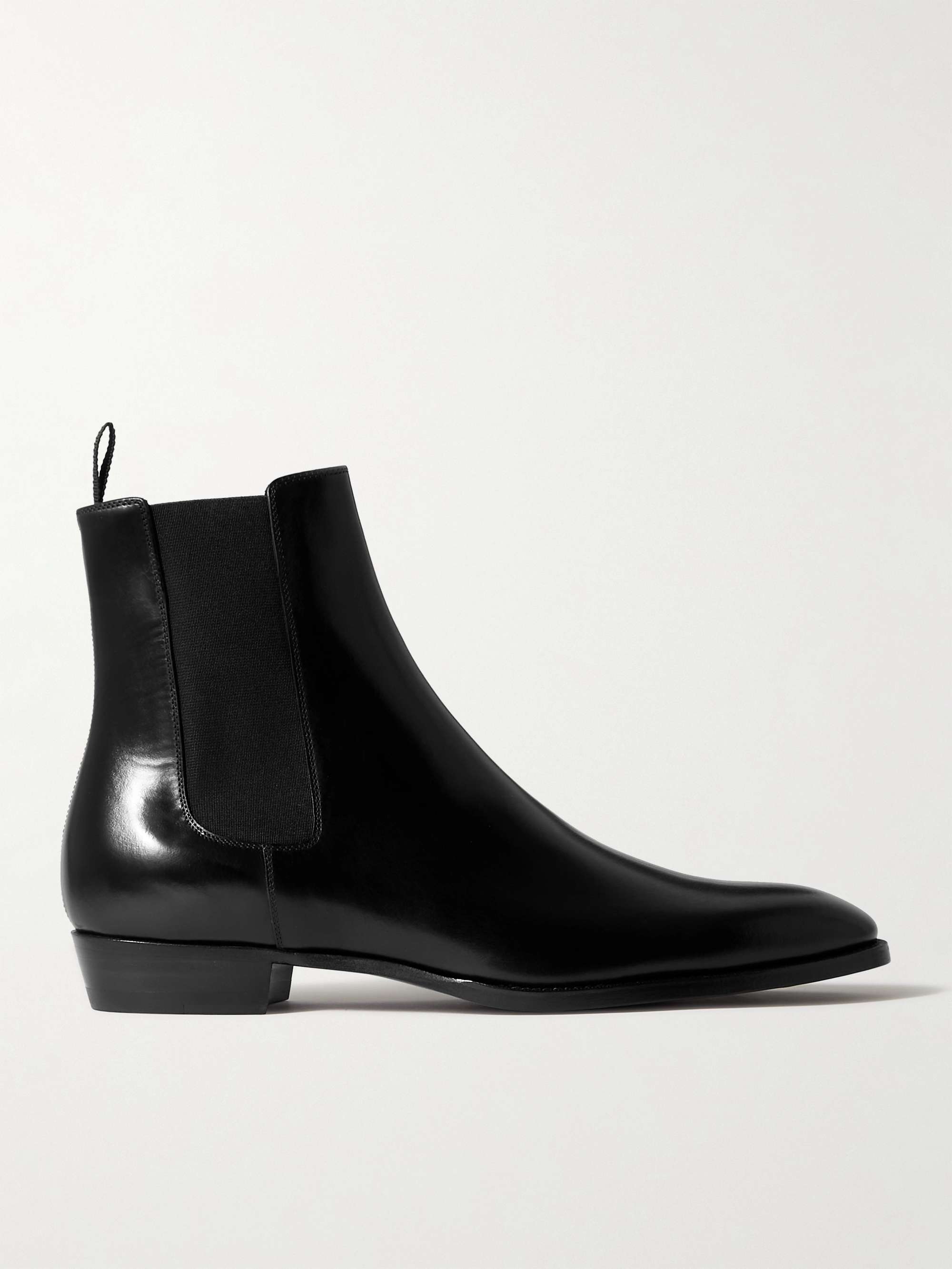 Black Leather Chelsea Boots | CELINE HOMME | MR PORTER