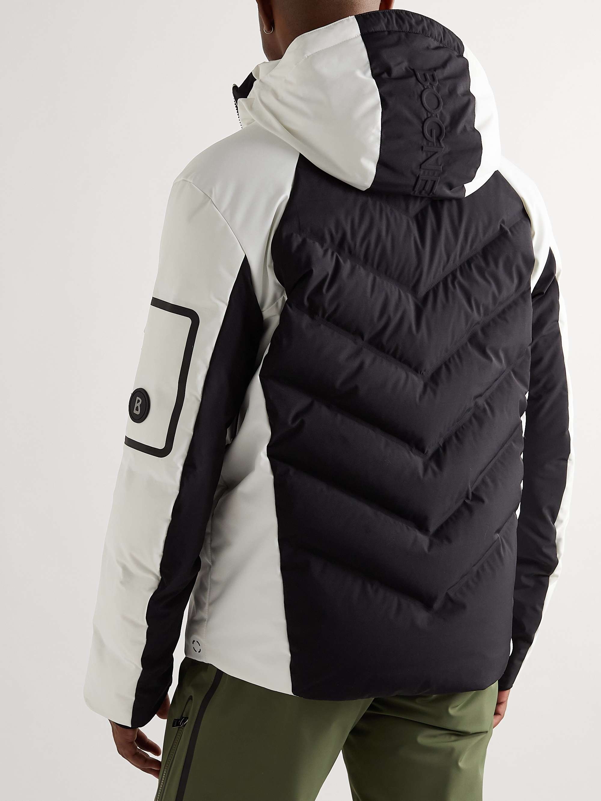Black Felian-D Colour-Block Quilted Hooded Down Ski Jacket | BOGNER | MR  PORTER