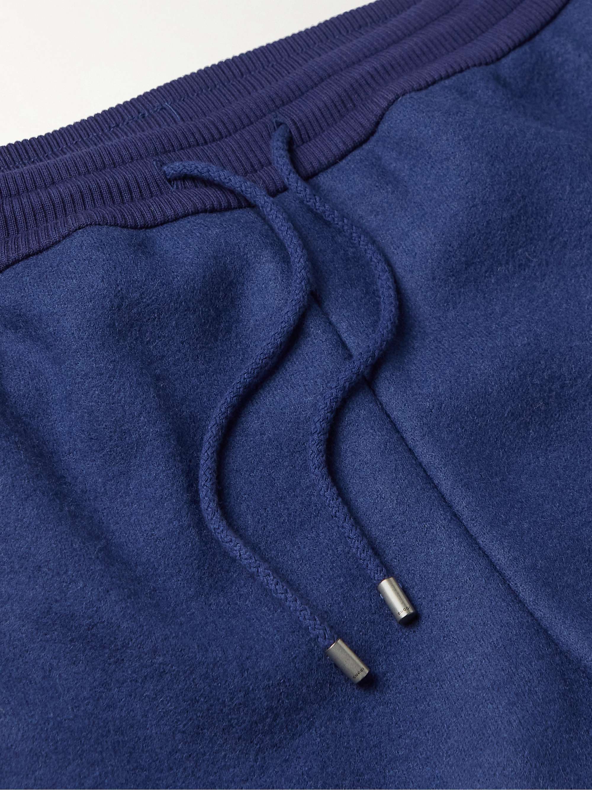 vrouwelijk vitaliteit ui GUCCI Tapered Logo-Appliquéd Wool-Jersey and Satin Track Pants for Men | MR  PORTER