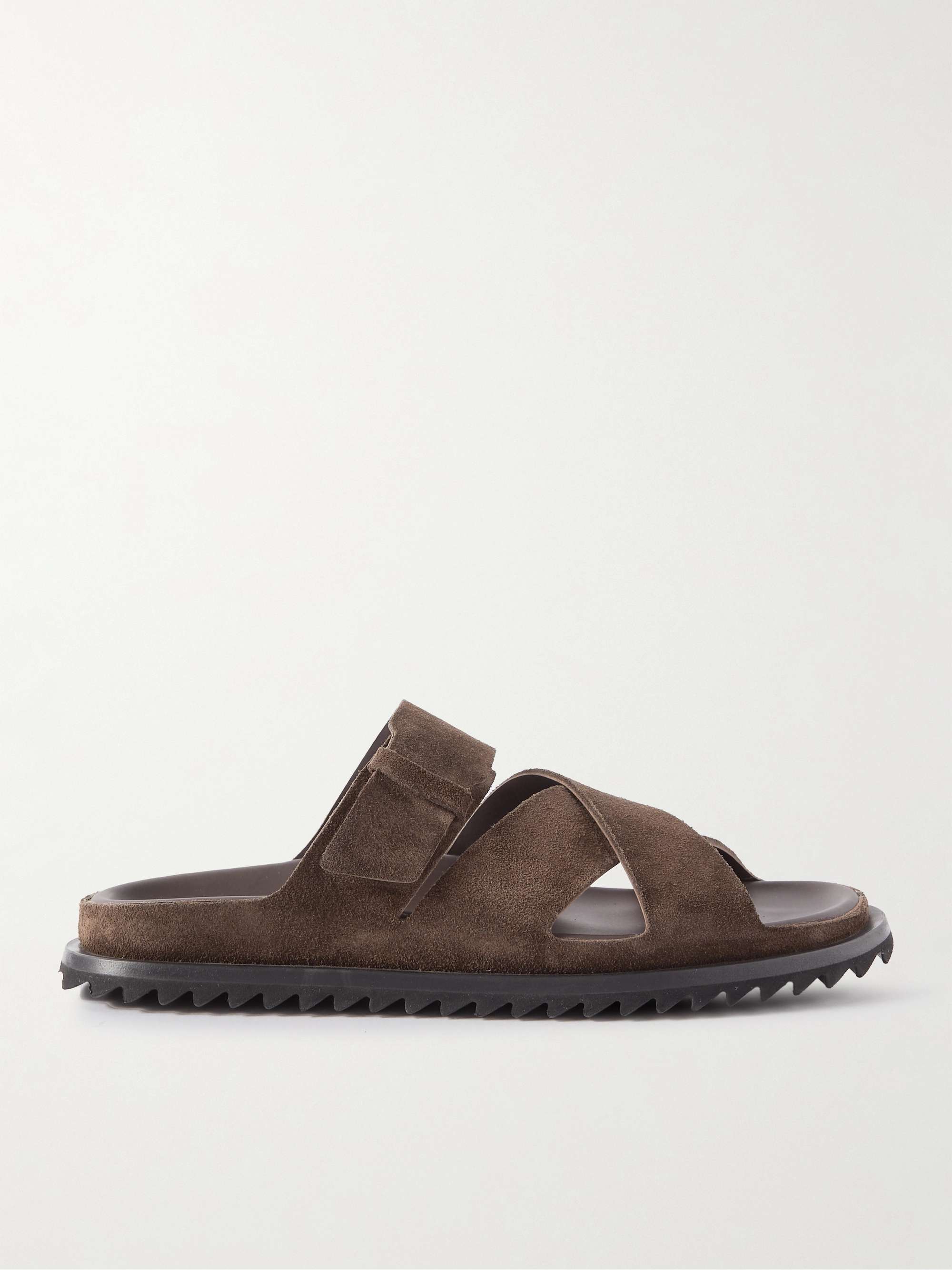 Brown Introspectus Leather Sandals | OFFICINE CREATIVE | MR PORTER