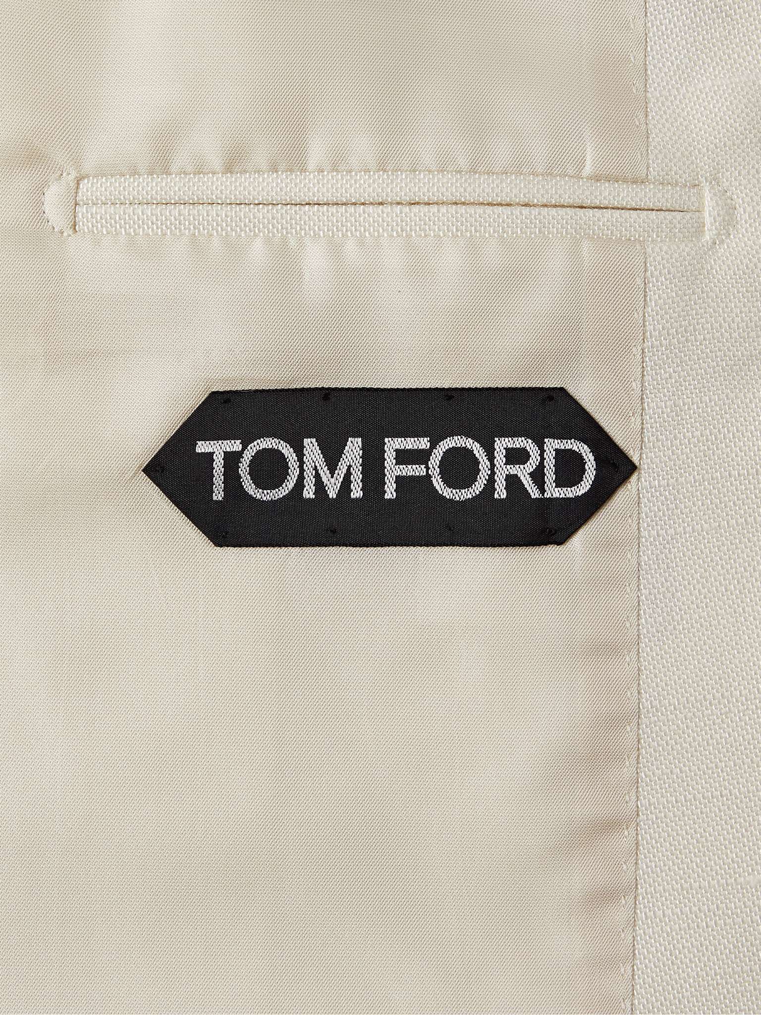 TOM FORD Cooper Slim-Fit Double-Breasted Silk, Wool and Mohair-Blend ...