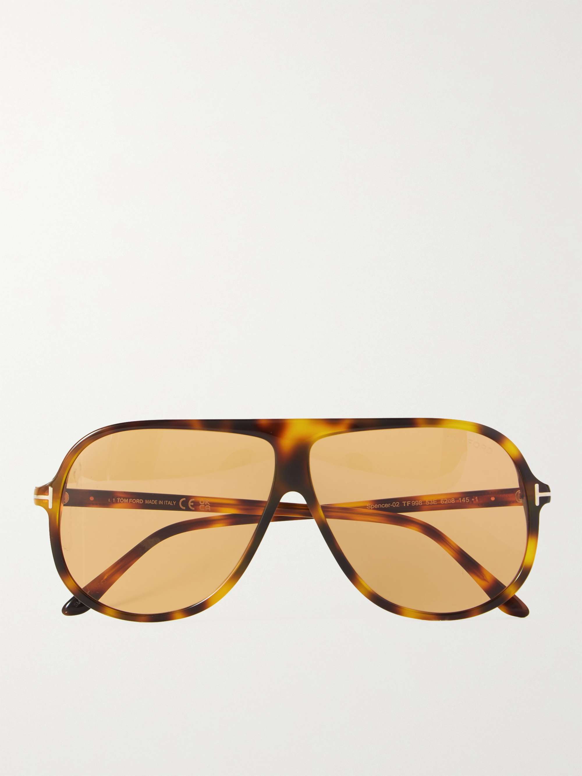 TOM FORD Aviator-Style Tortoiseshell Acetate Sunglasses | MR PORTER