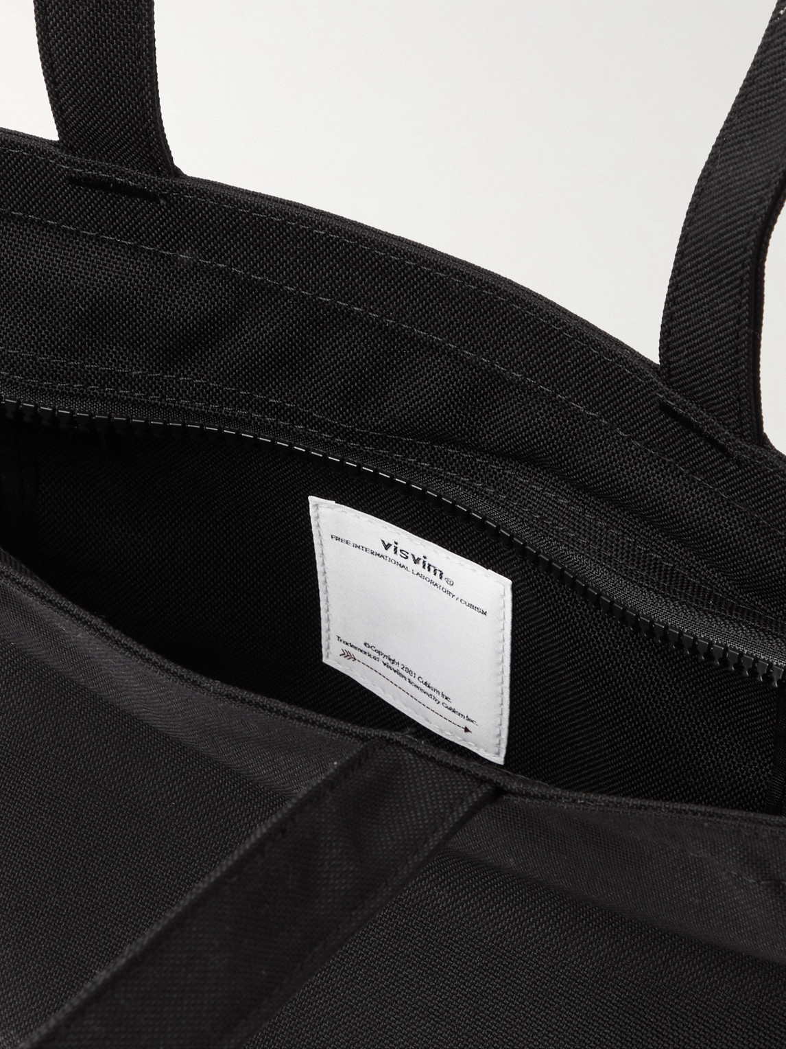 Shop Visvim Medium Cordura® Tote Bag In Black