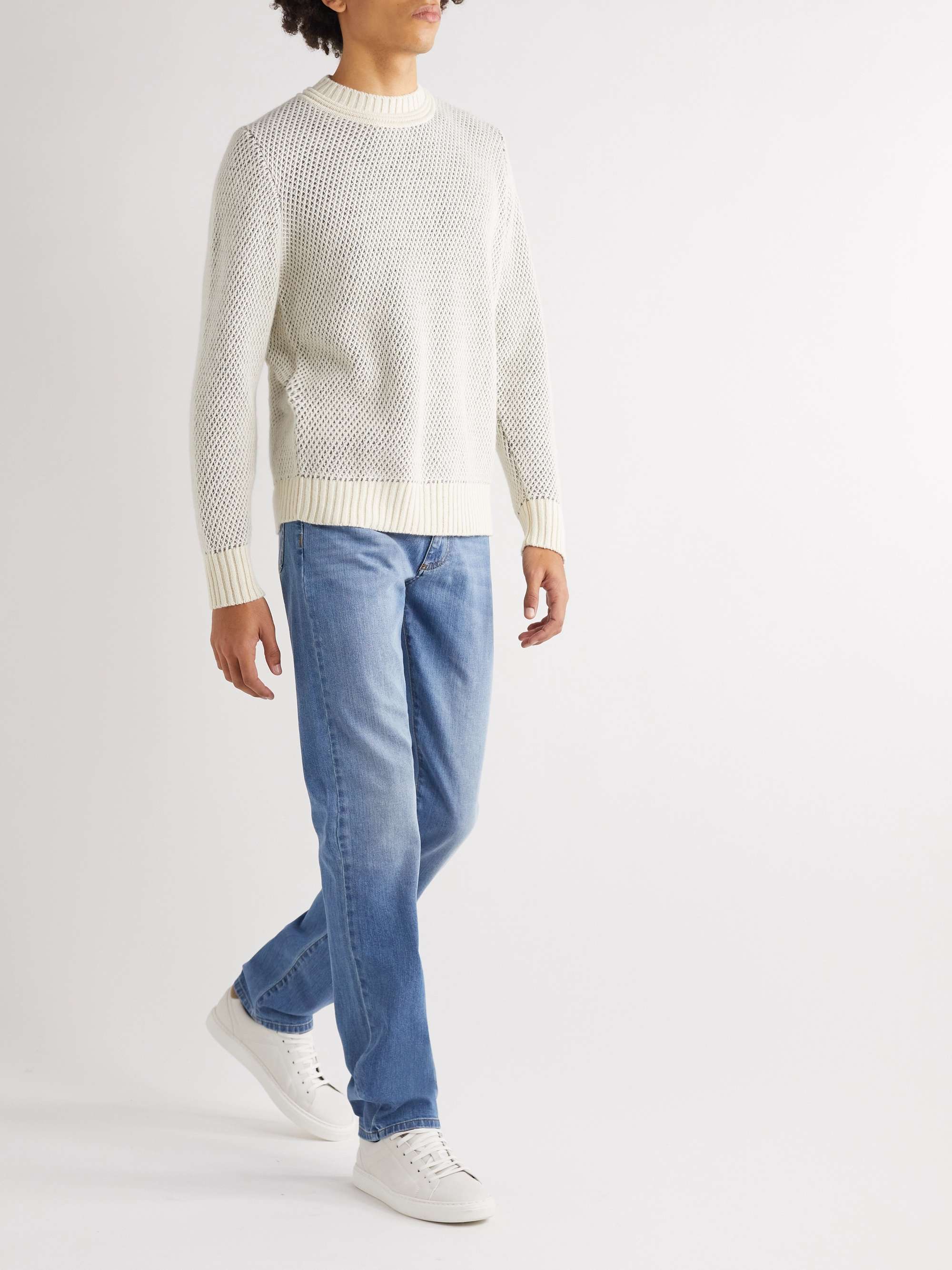 CANALI Straight-Leg Stretch-Denim Jeans | MR PORTER