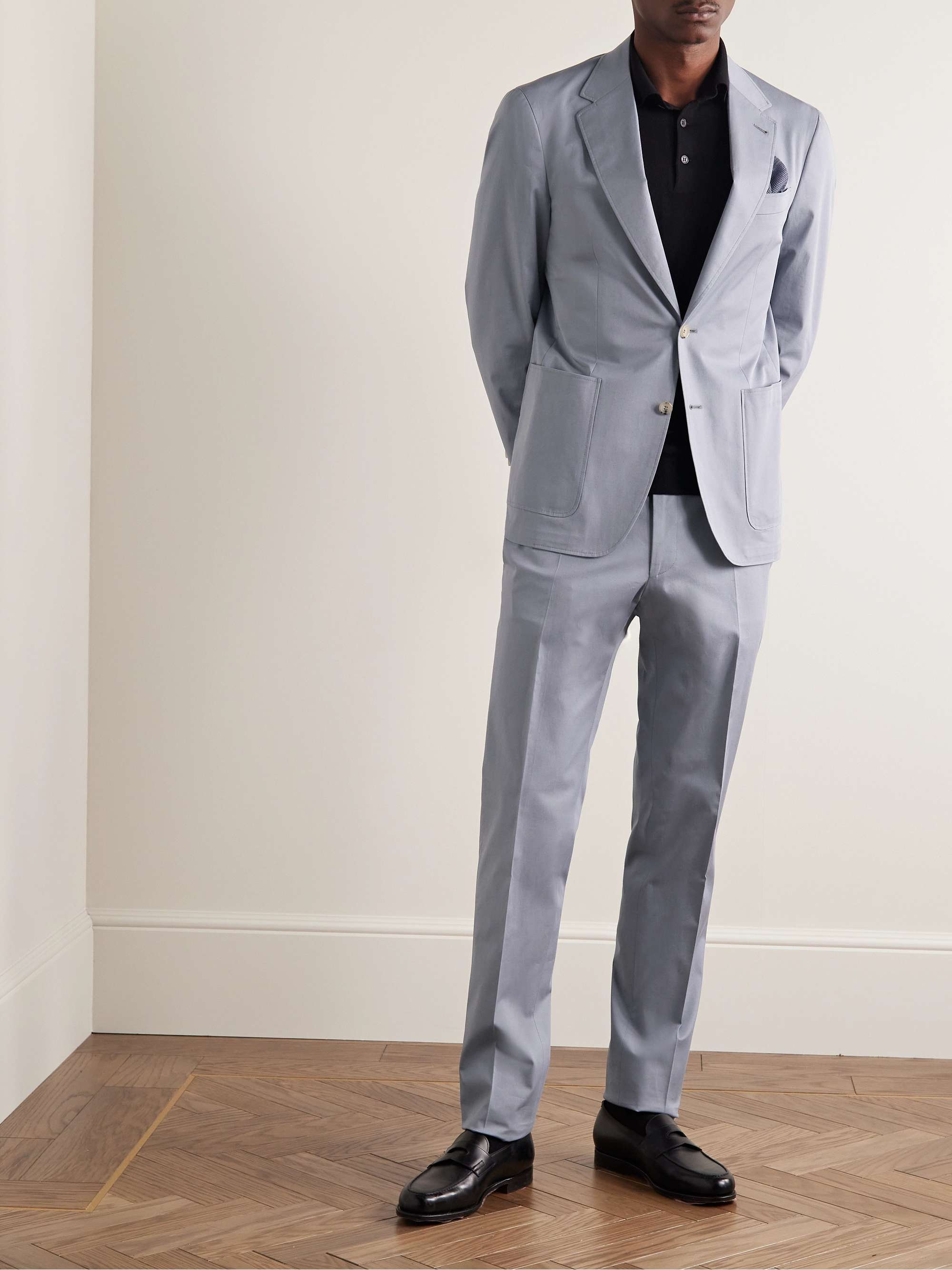 CANALI Cotton-Blend Suit Jacket for Men | MR PORTER