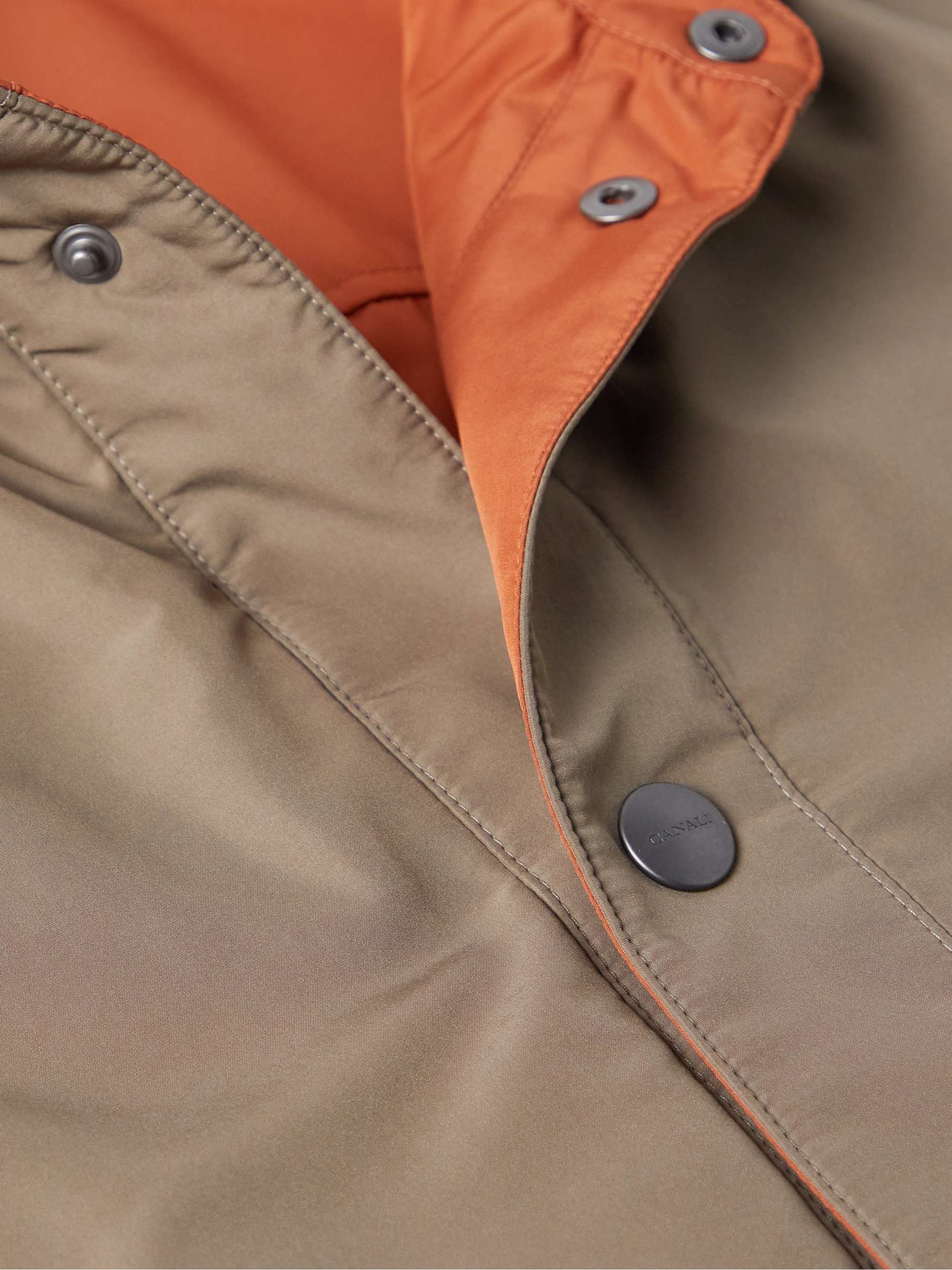 CANALI Reversible Padded Shell Shirt Jacket for Men | MR PORTER