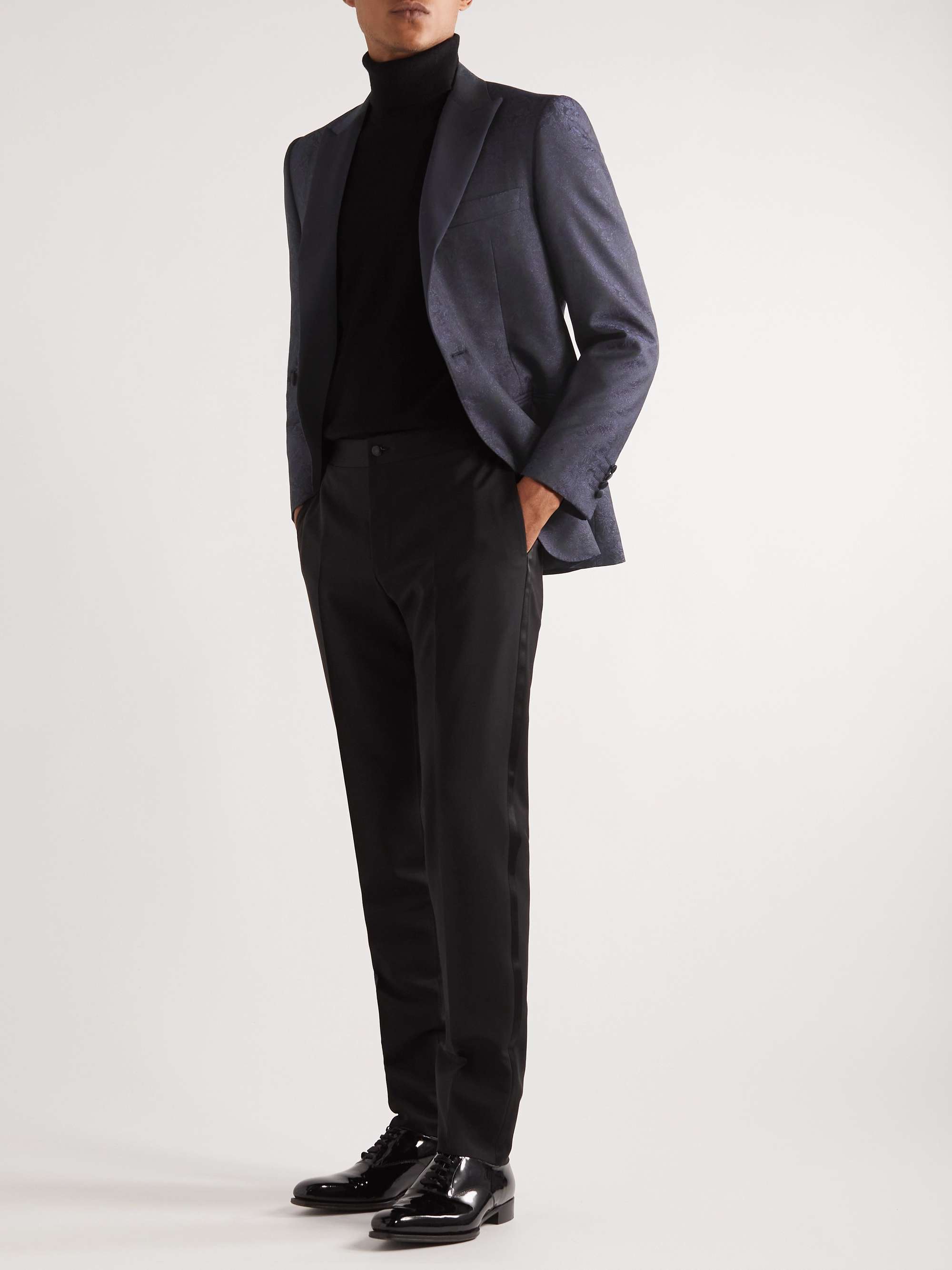 CANALI Slim-Fit Metallic Jacquard Tuxedo Jacket for Men | MR PORTER