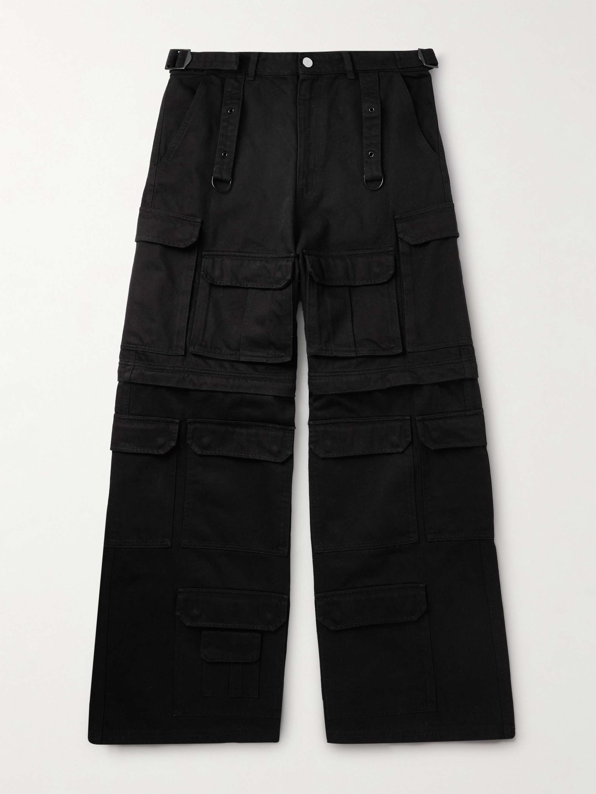 VETEMENTS Convertible Wide-Leg Cotton-Twill Cargo Trousers for Men | MR  PORTER