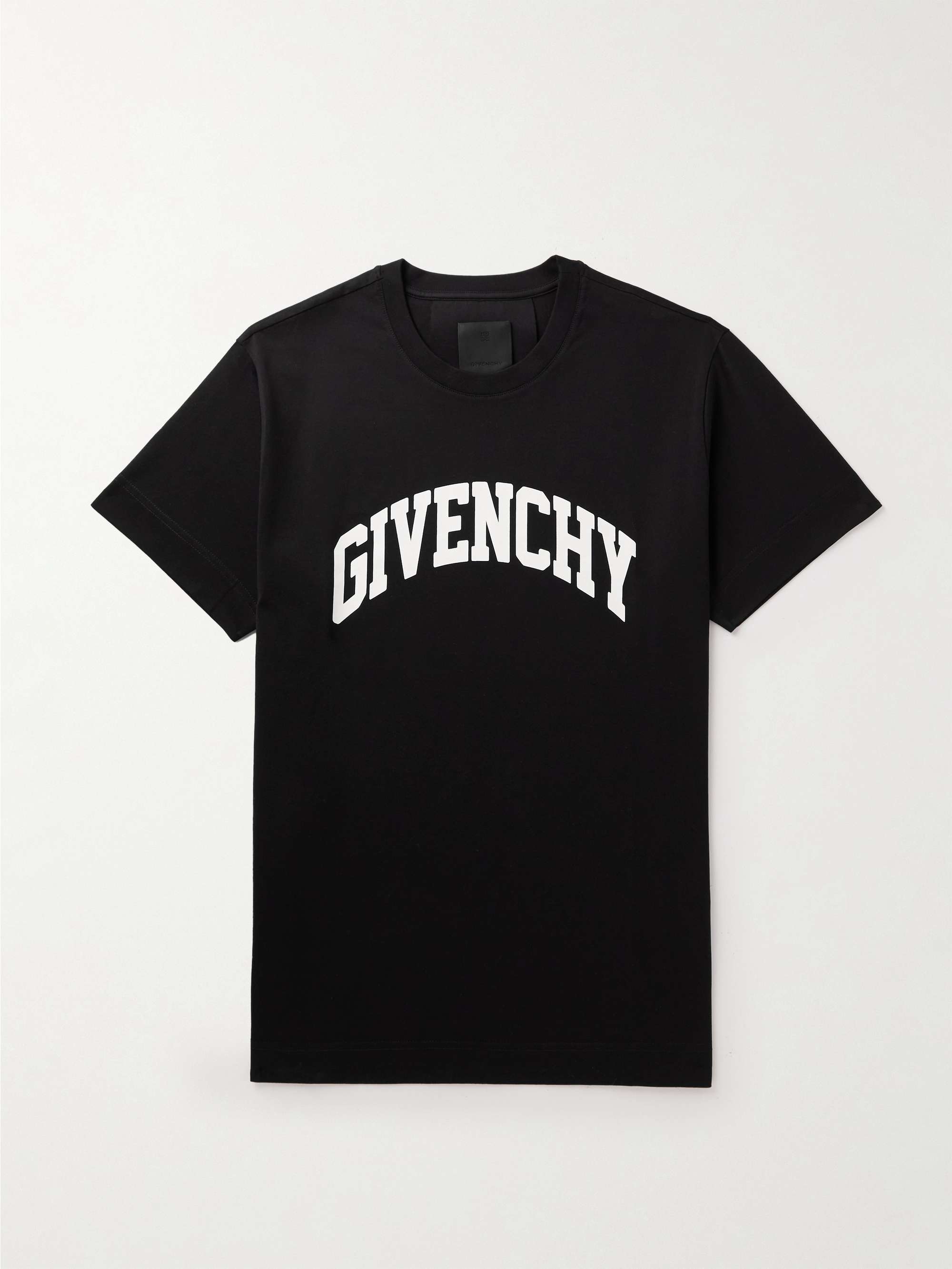GIVENCHY College Logo-Print Cotton-Jersey T-Shirt | MR PORTER