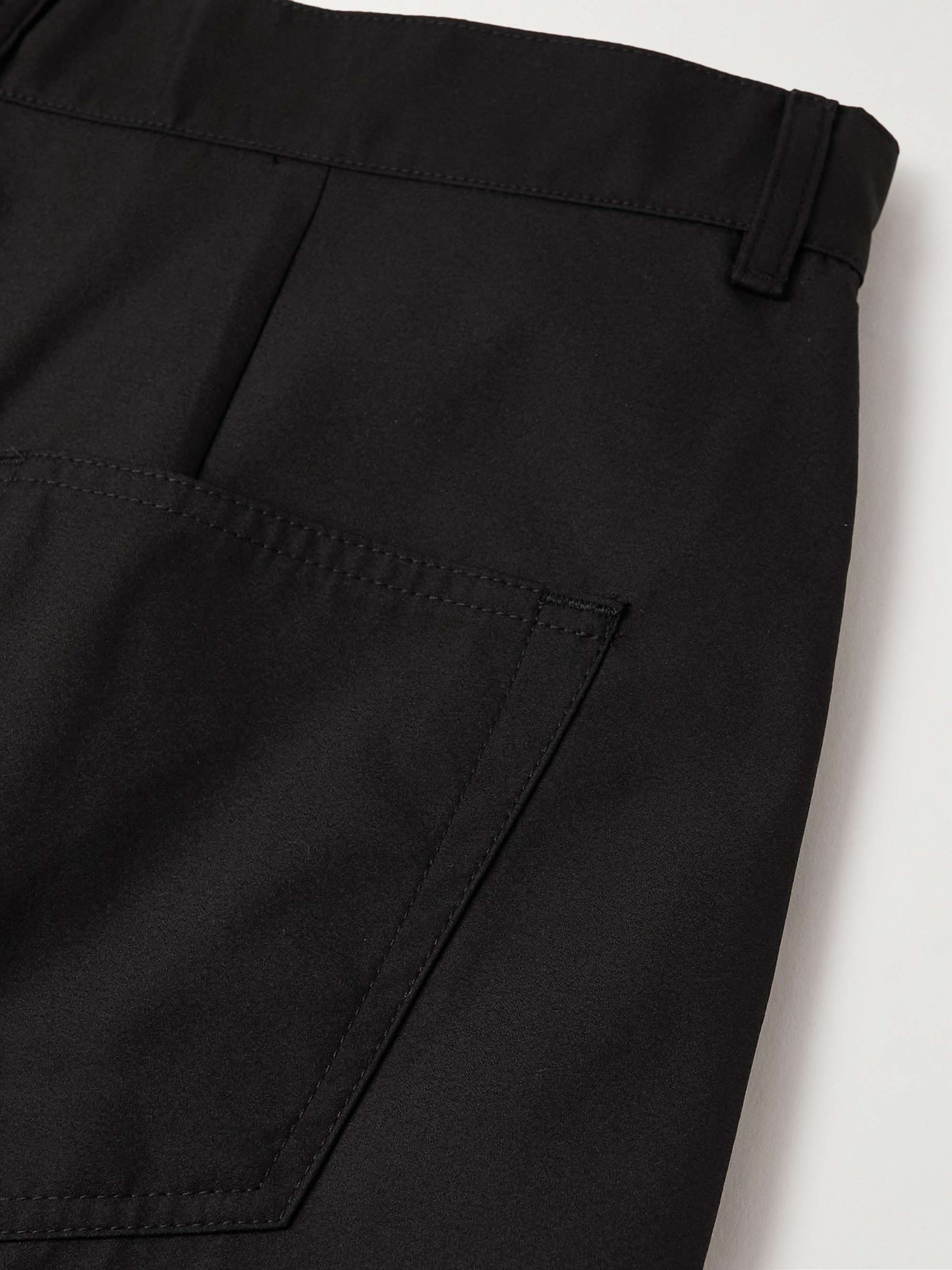RICK OWENS Flared Taffeta Trousers for Men | MR PORTER