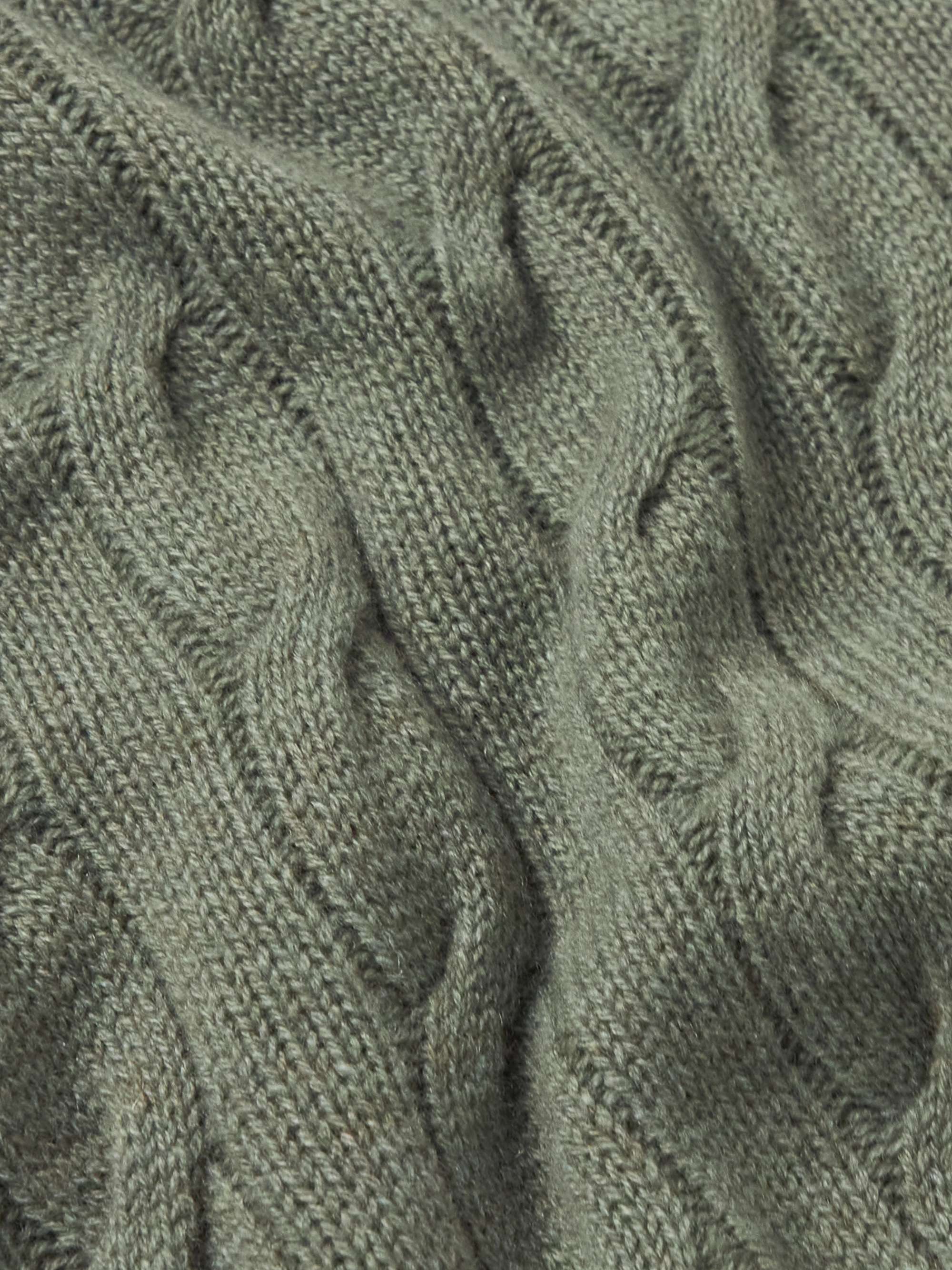 Green Cable-Knit Cashmere Sweater | RALPH LAUREN PURPLE LABEL | MR PORTER