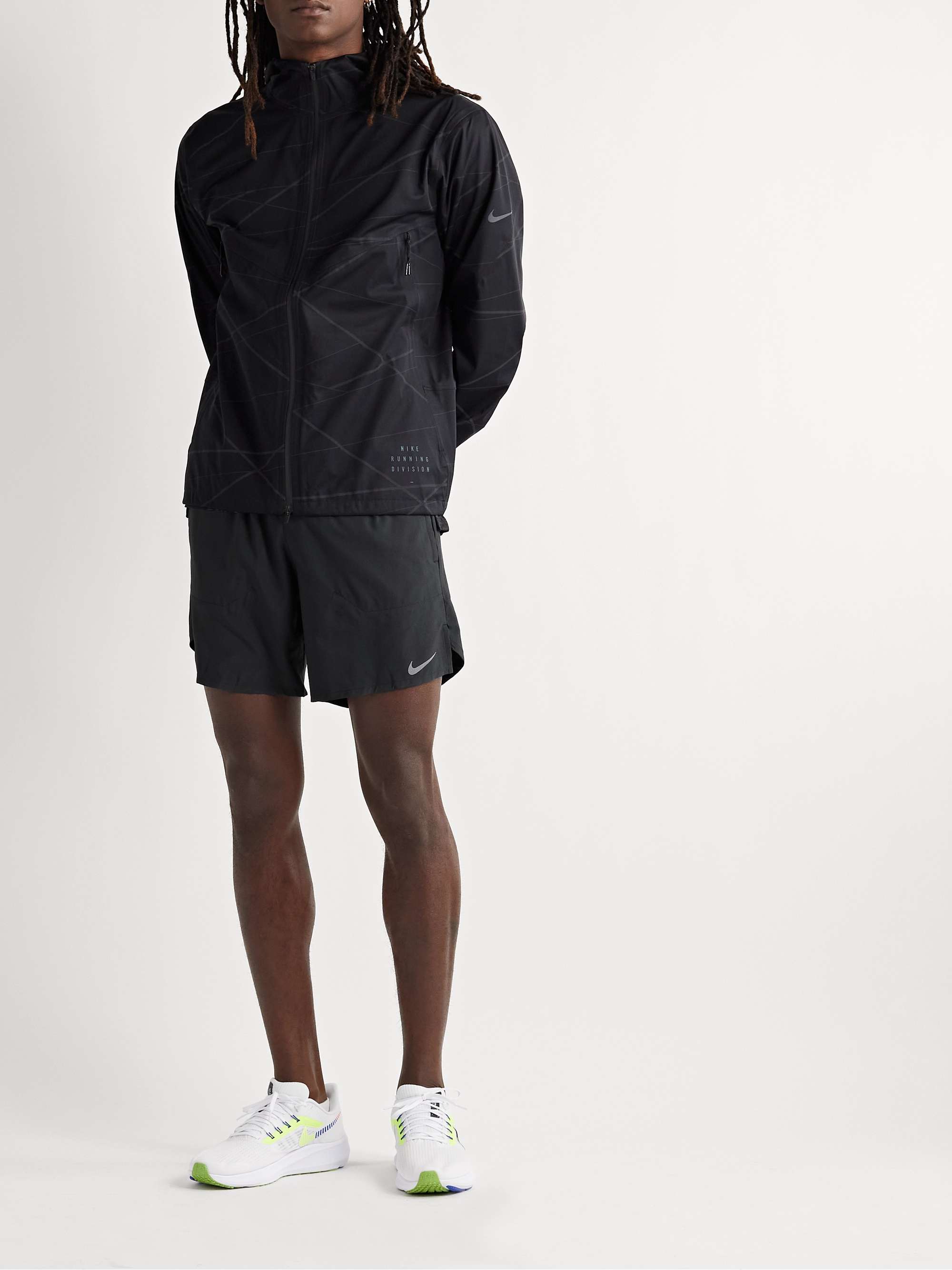 NIKE RUNNING 2-in-1 Dri-FIT Stride Straight-Leg Ripstop and Stretch-Jersey  Running Shorts | MR PORTER