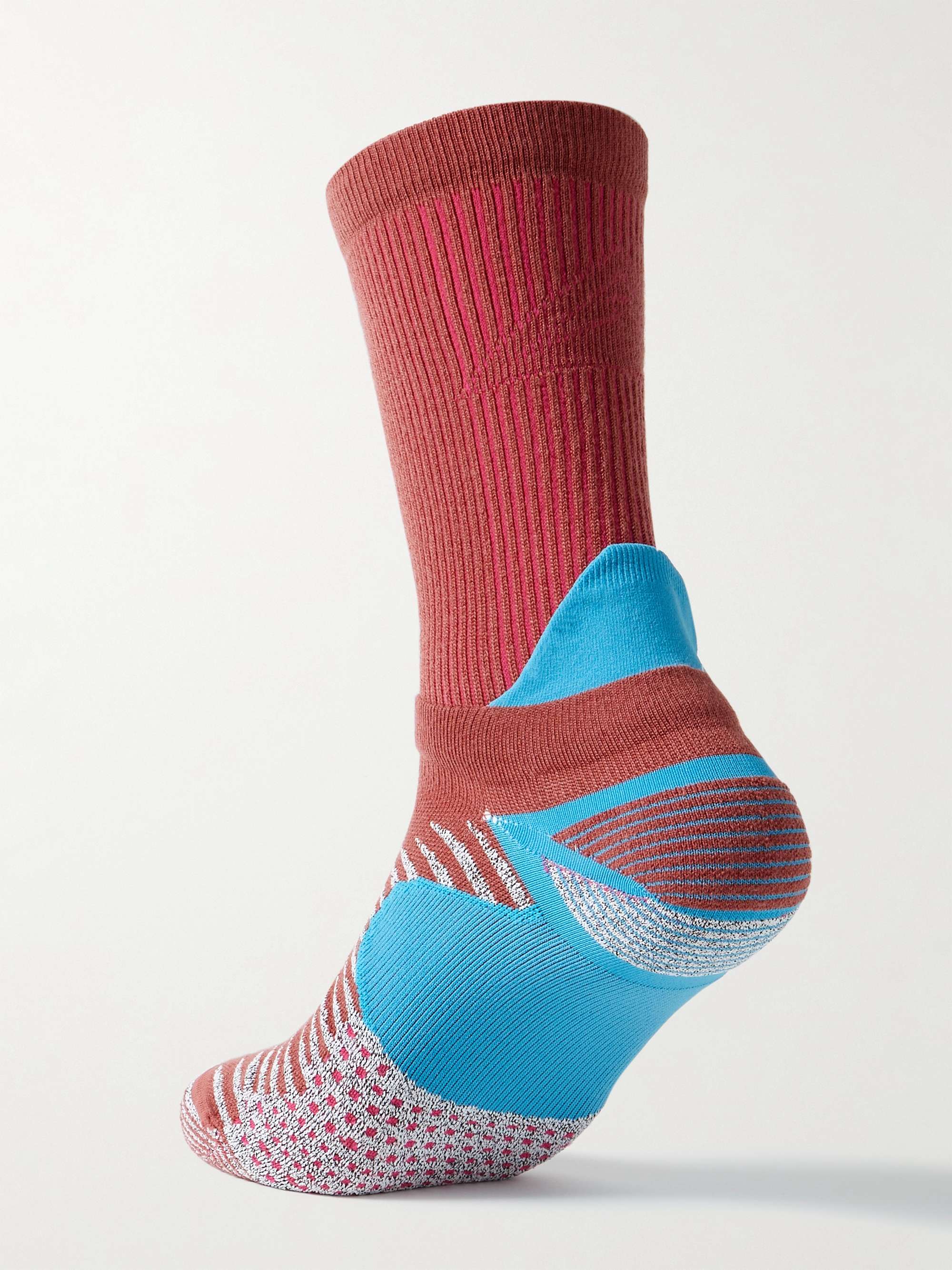 NIKE RUNNING Layered Cushioned Dri-FIT Socks | MR PORTER
