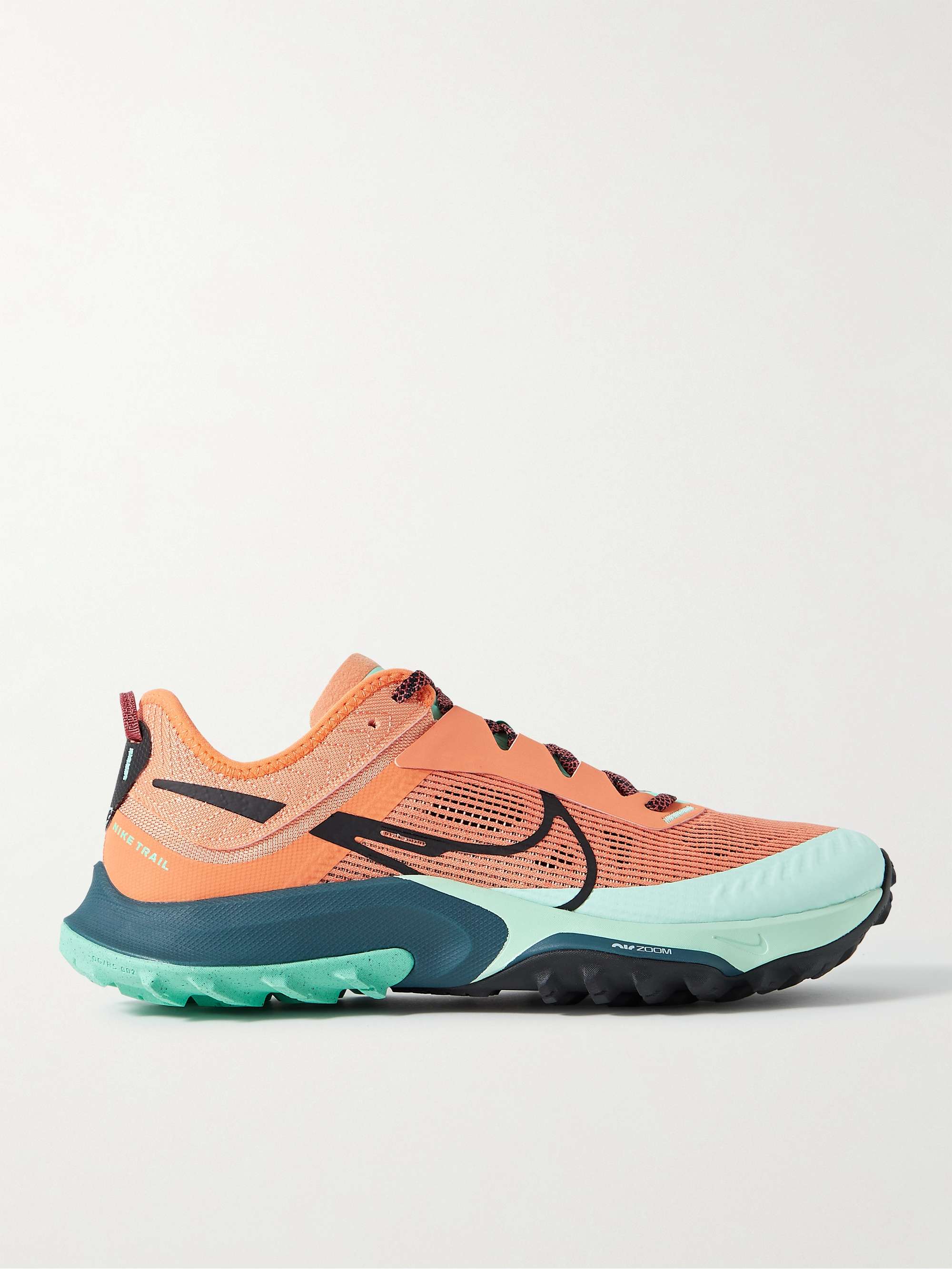 Orange Air Zoom Terra Kiger 8 Rubber-Trimmed Mesh Trail Running Sneakers | NIKE  RUNNING | MR PORTER