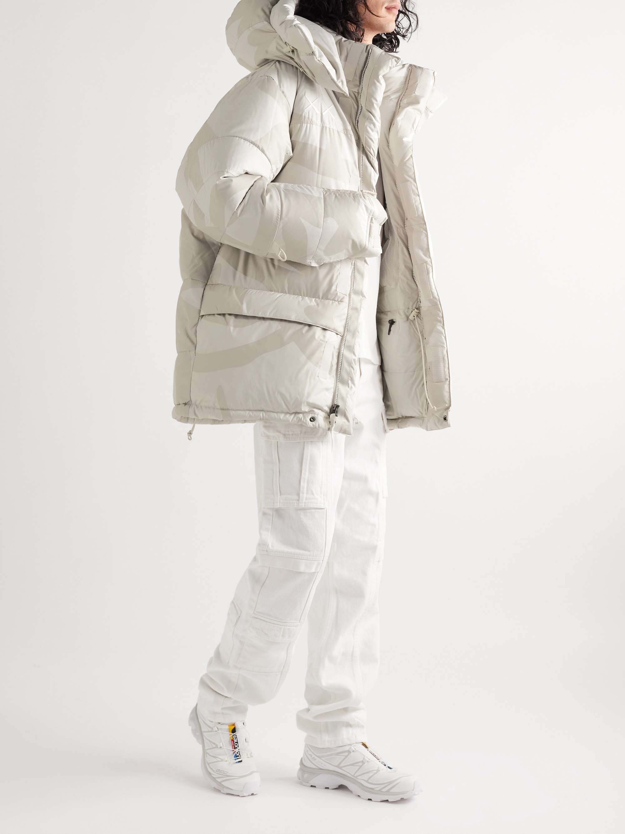 THE NORTH FACE + XX KAWS Retro 1994 Himalayan Quilted Shell Hooded Parka |  MR PORTER