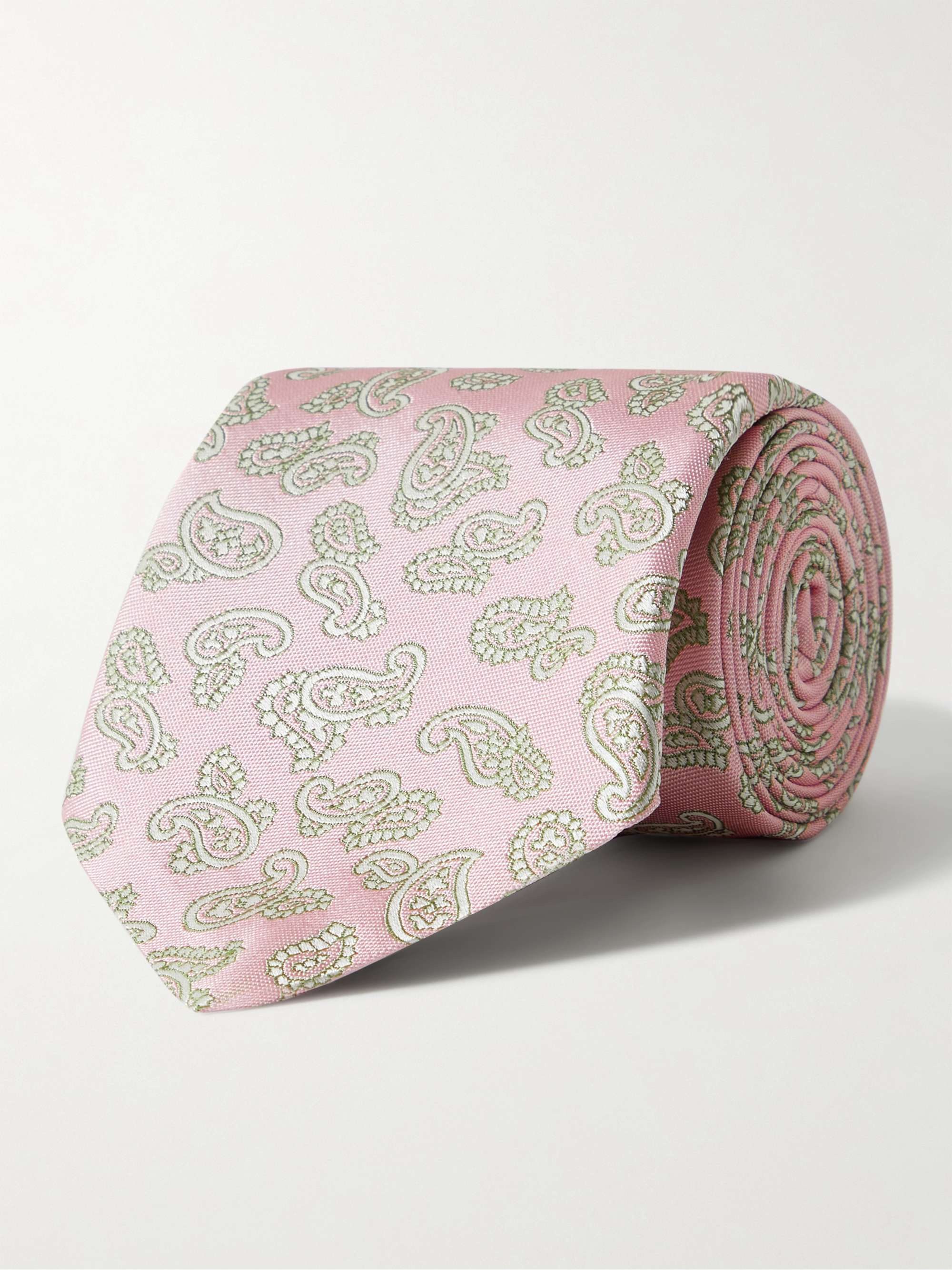 Cravatta di seta motivo Paisley, 8 cm | MR PORTER