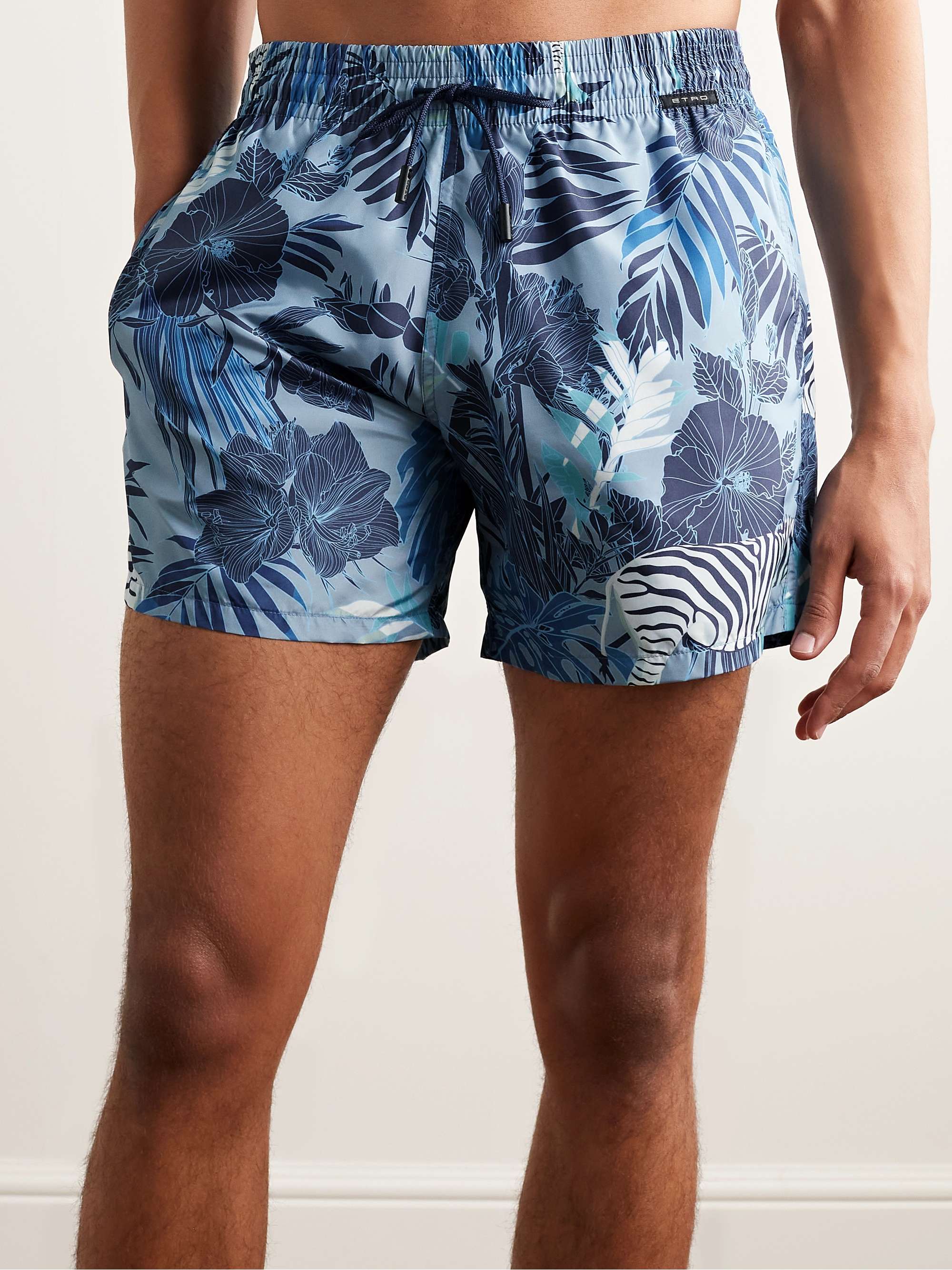 Rekwisieten ethisch keuken ETRO Slim-Fit Mid-Length Printed Swim Shorts | MR PORTER