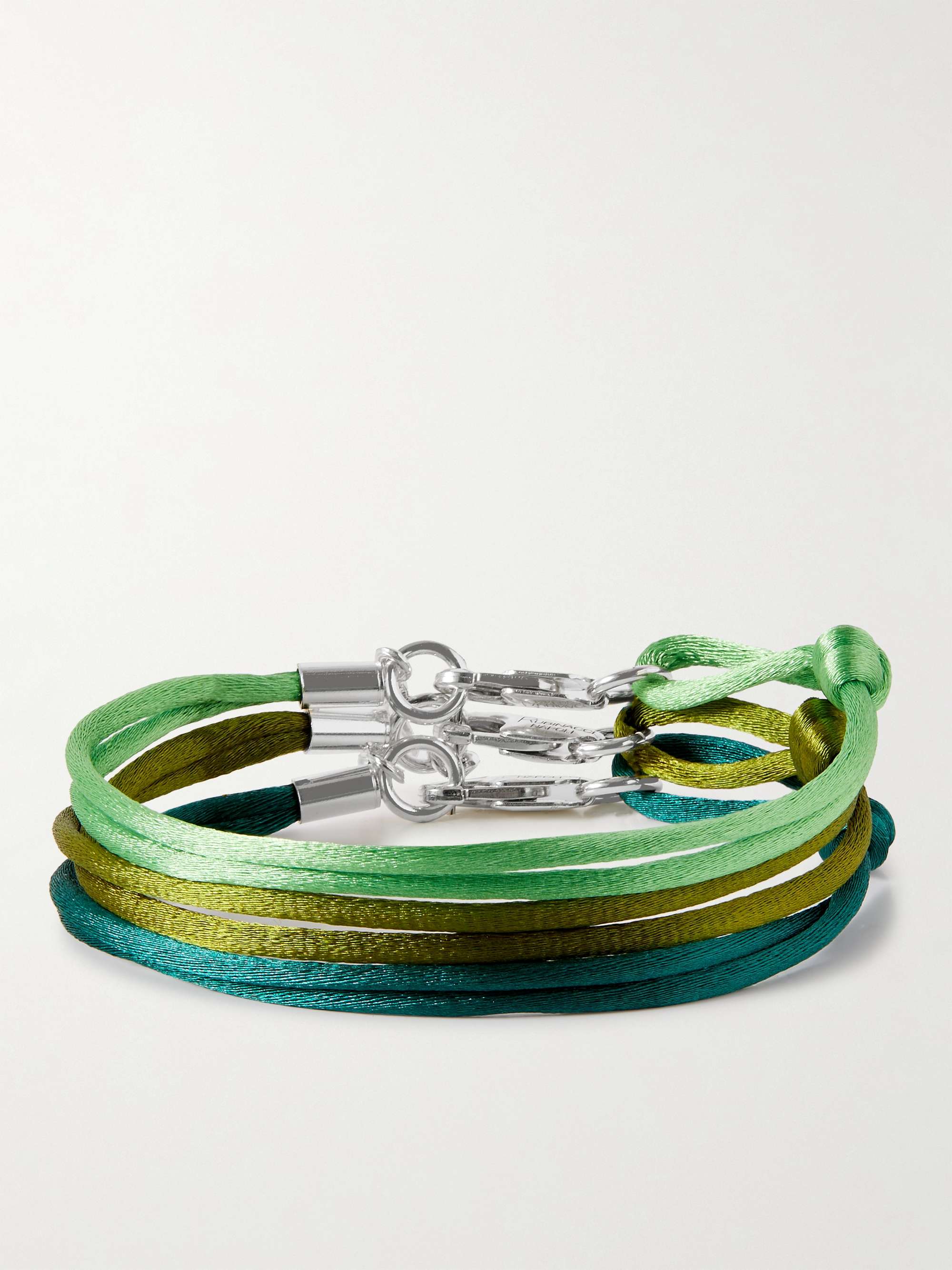 RUBINACCI Set of Three Silk Bracelets | MR PORTER