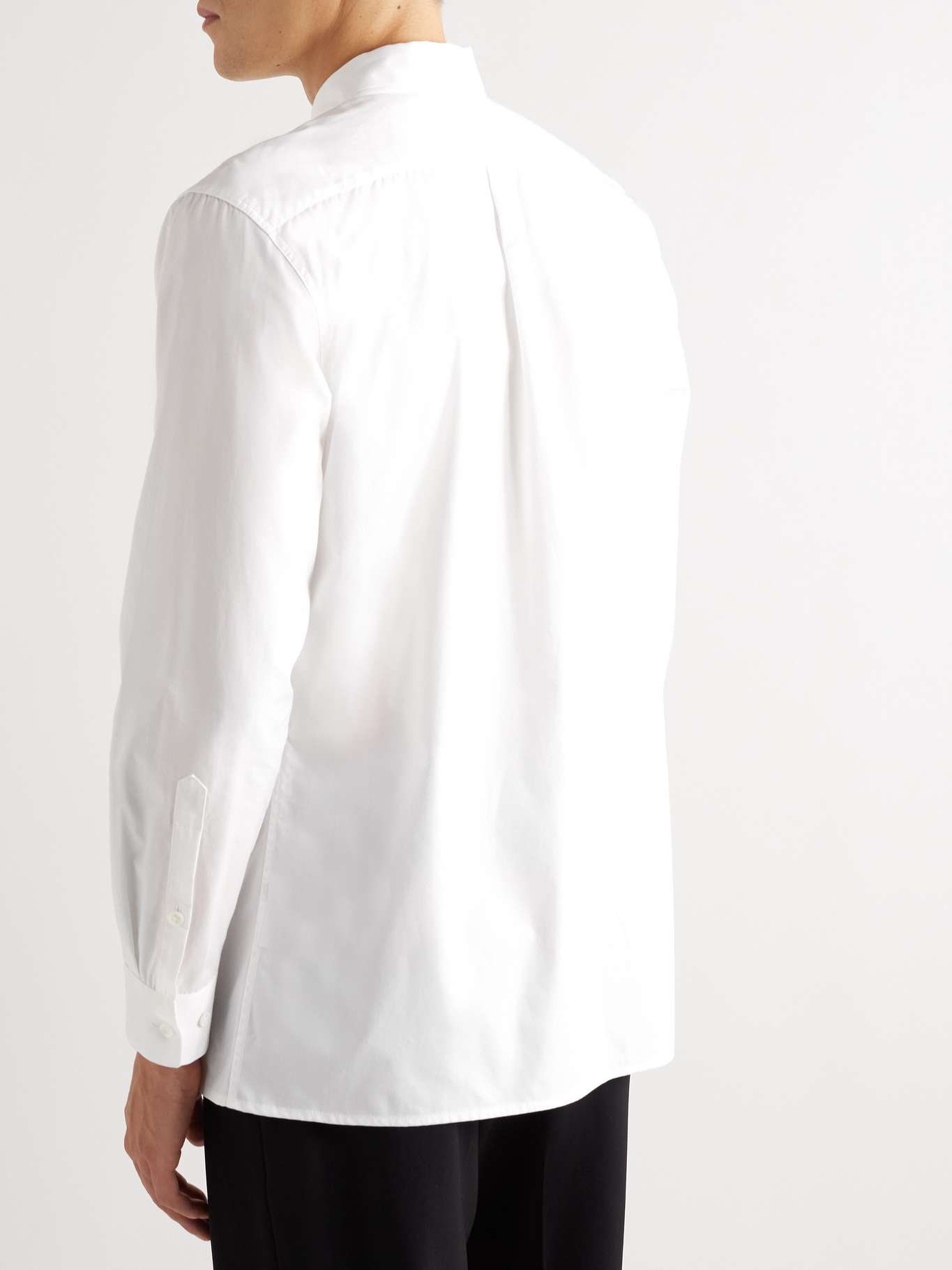 White Nicolas Slim-Fit Cotton-Poplin Shirt | GABRIELA HEARST | MR PORTER