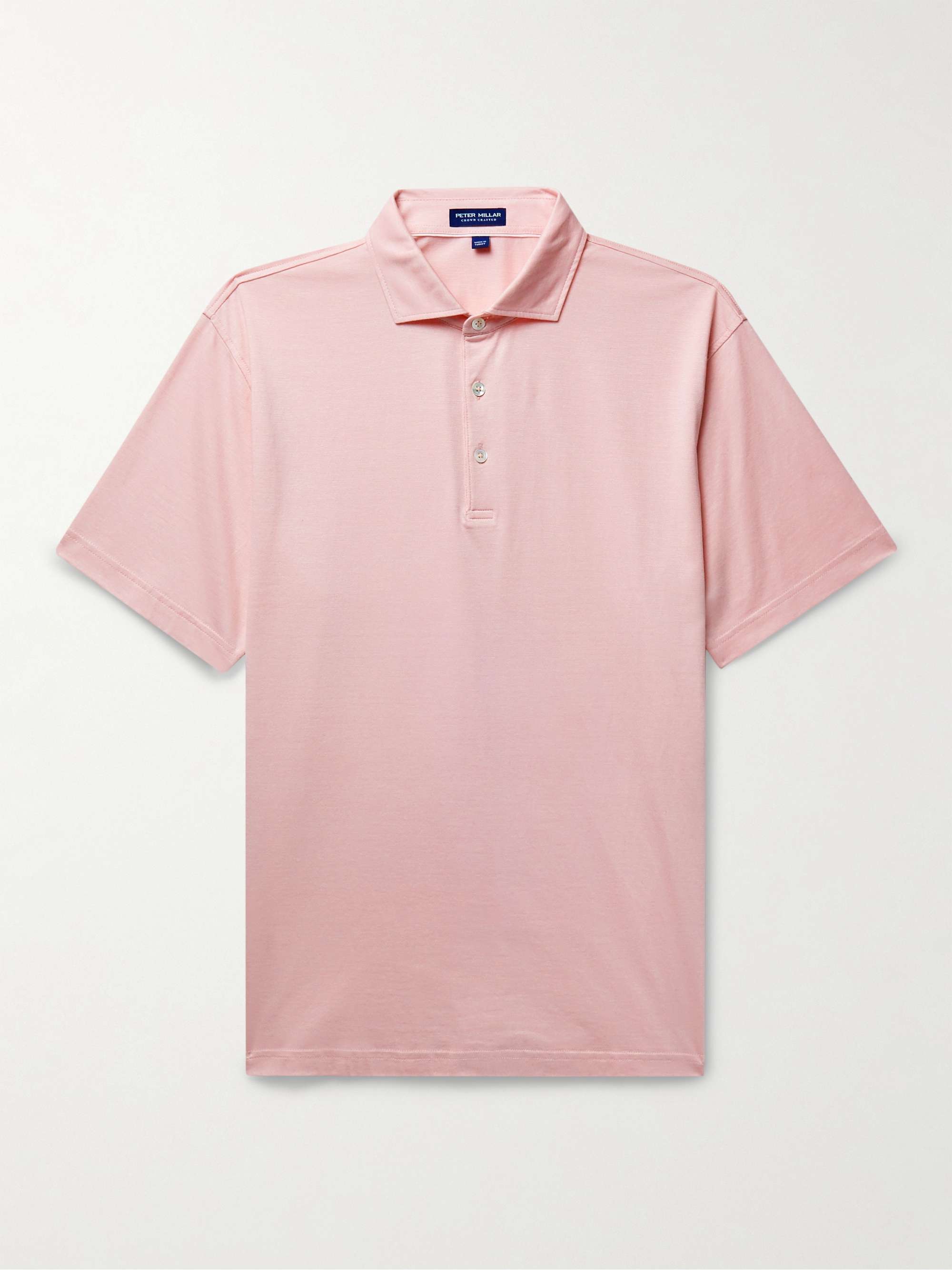 PETER MILLAR Excursionist Stretch Cotton and Modal-Blend Polo Shirt for ...