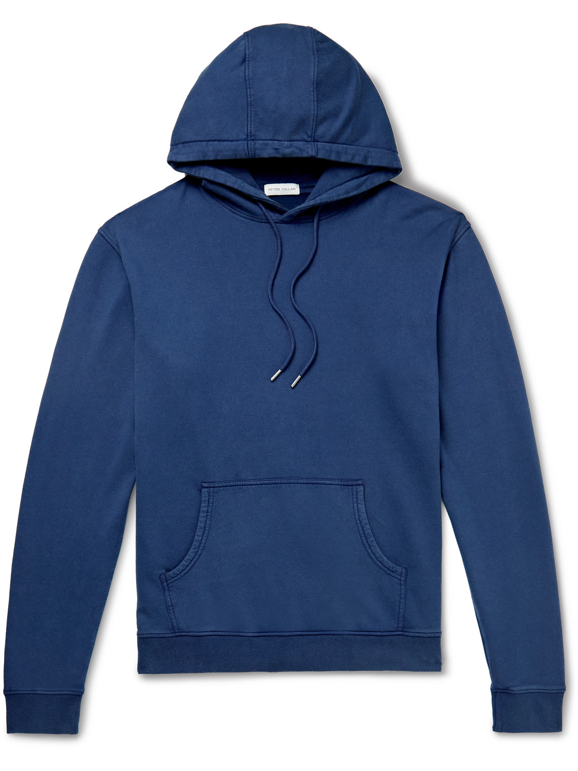 PETER MILLAR LAVA WASH STRETCH COTTON AND MODAL-BLEND JERSEY HOODIE