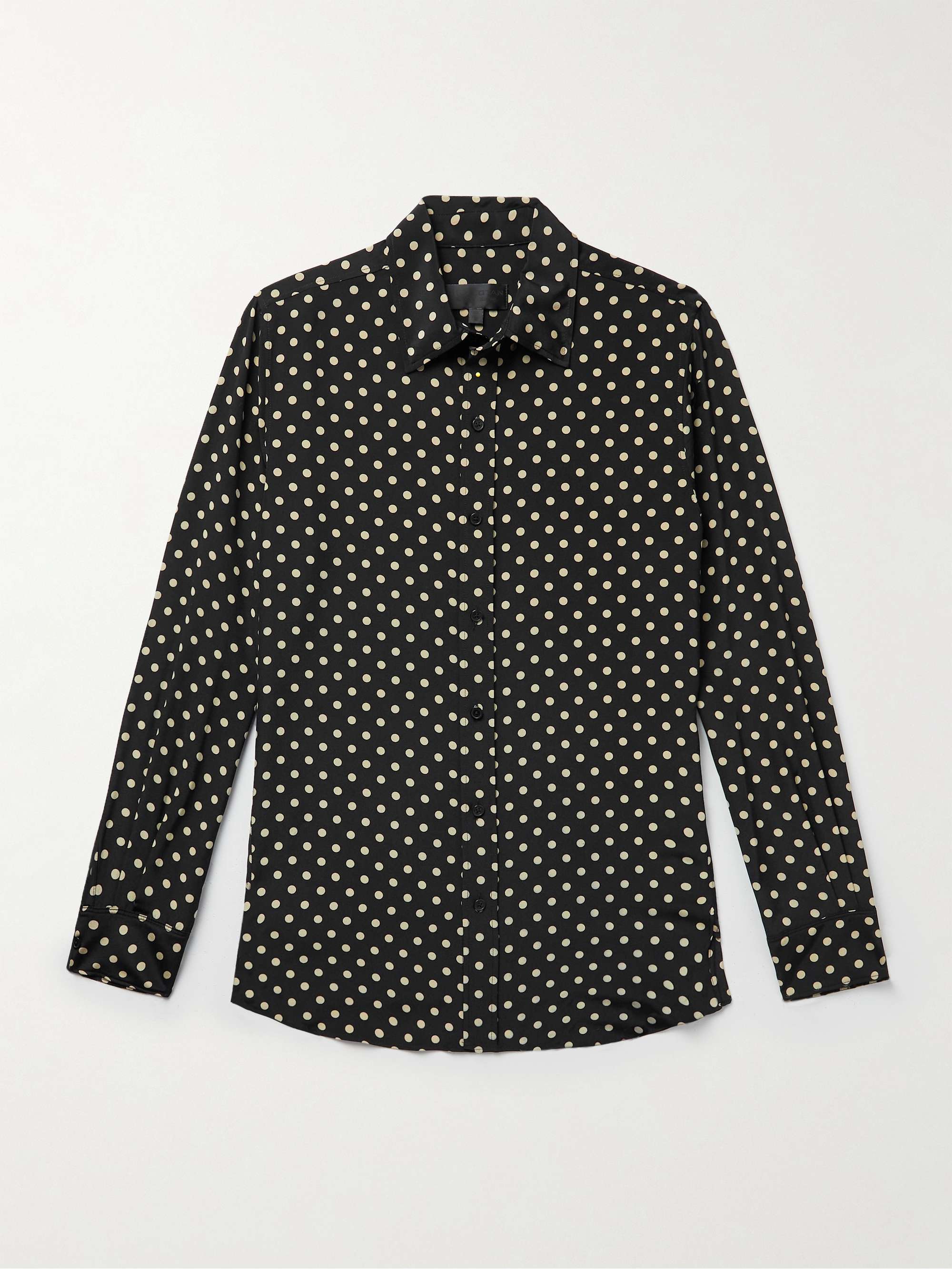 NILI LOTAN Rigby Polka-Dot Silk Shirt for Men | MR PORTER