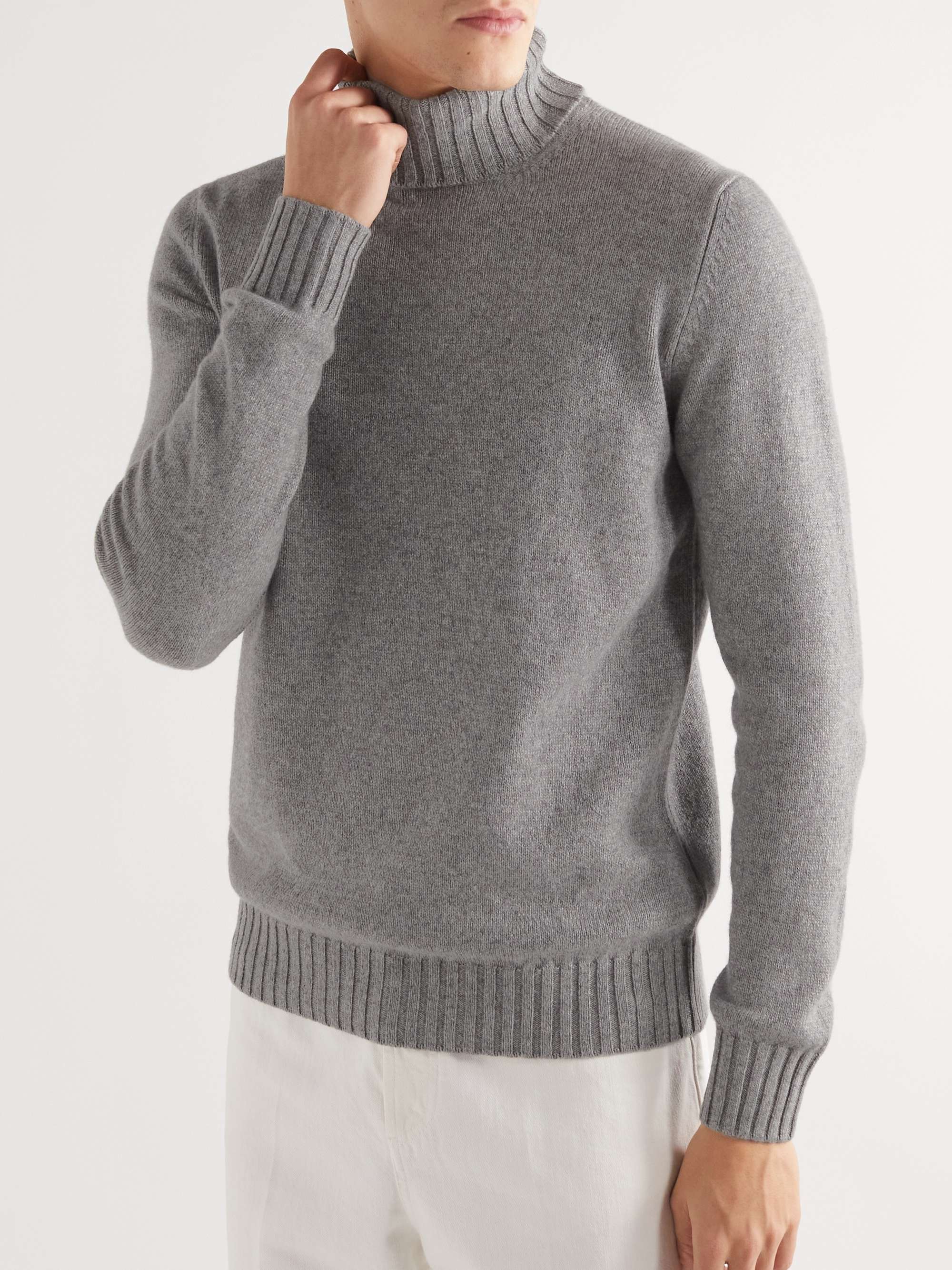 THOM SWEENEY Cashmere Rollneck Sweater for Men | MR PORTER