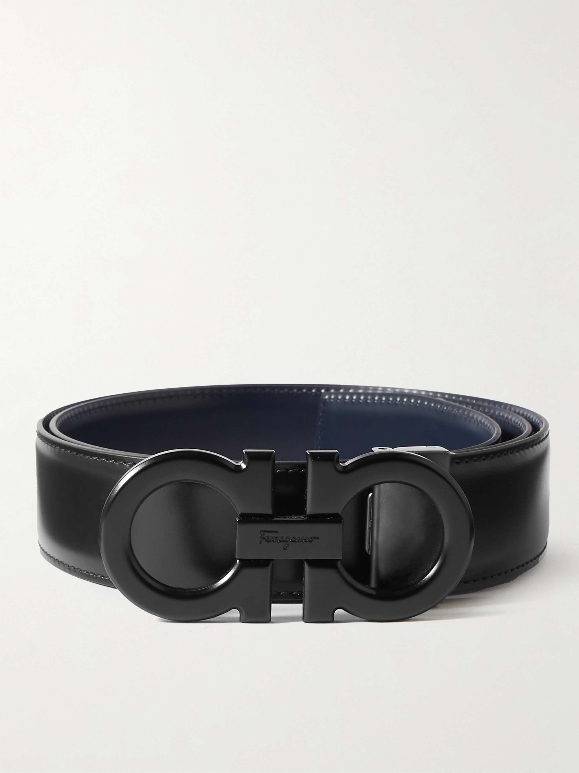 FERRAGAMO 3.5cm Reversible Leather Belt for Men | MR PORTER