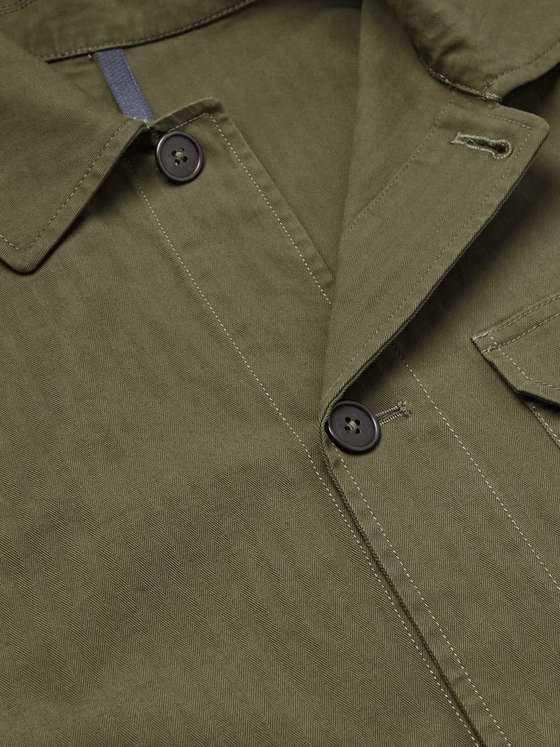 INCOTEX Stretch Cotton-Twill Shirt Jacket for Men | MR PORTER