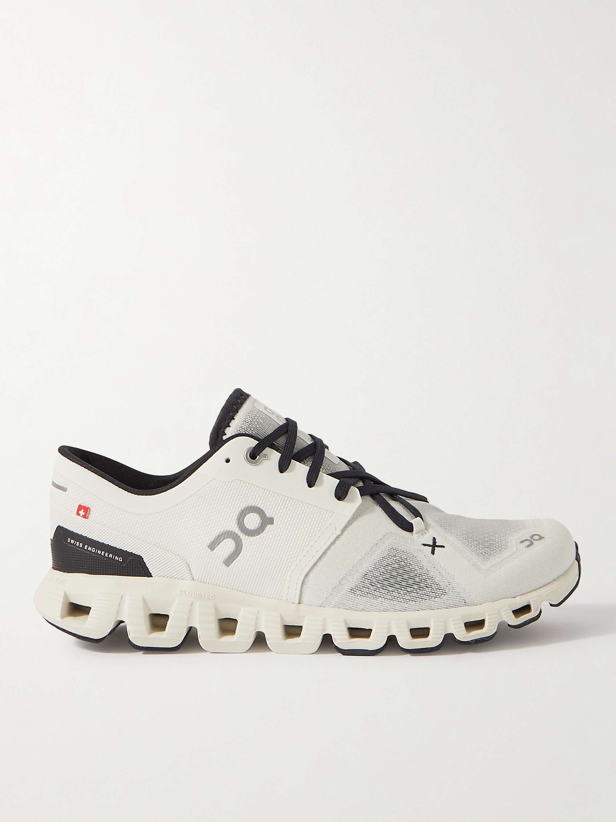 ON-RUNNING Cloud X3 Rubber-Trimmed Mesh Running Sneakers for Men | MR PORTER