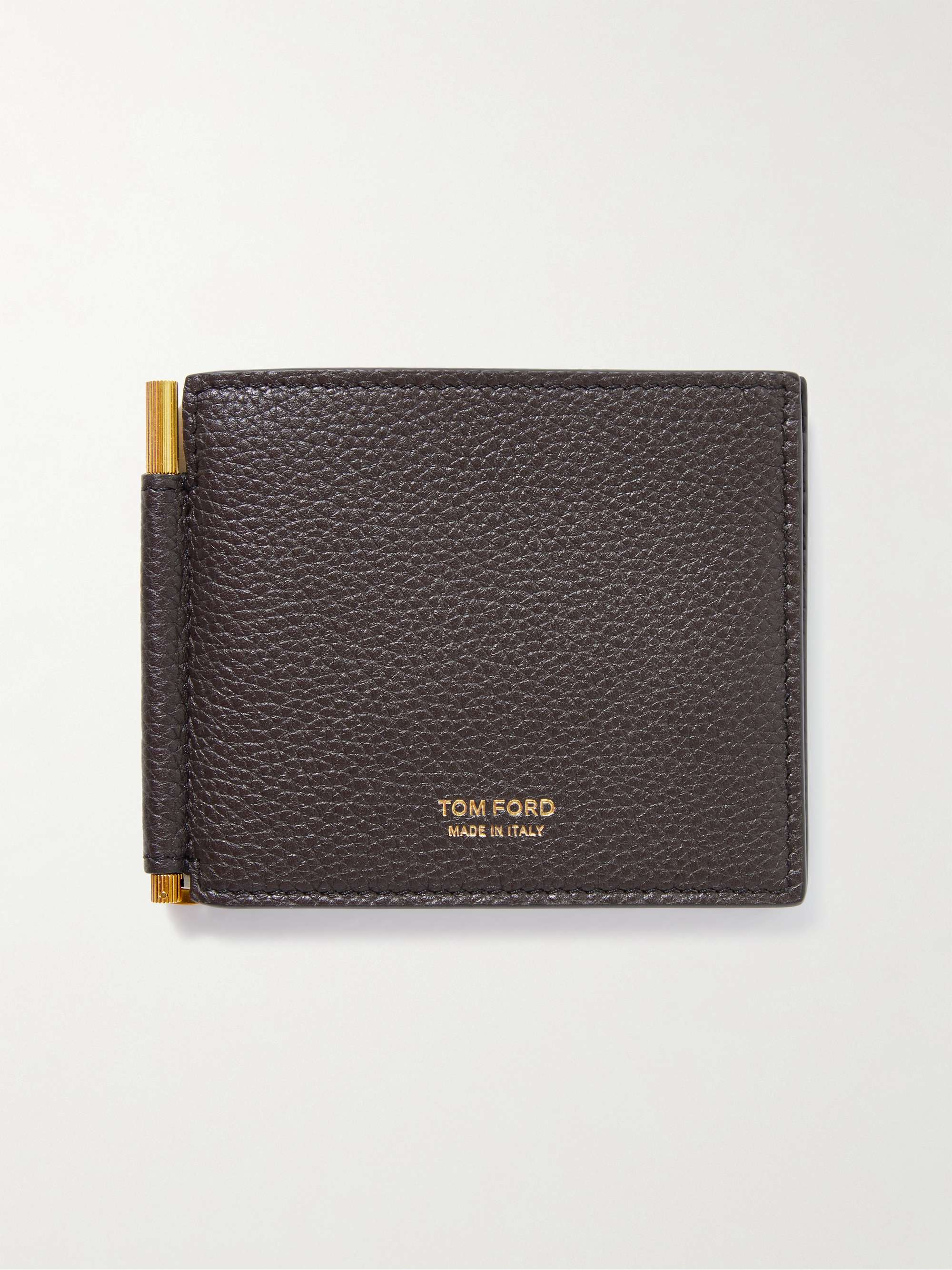 TOM FORD Full-Grain Leather Billfold Wallet | ミスターポーター