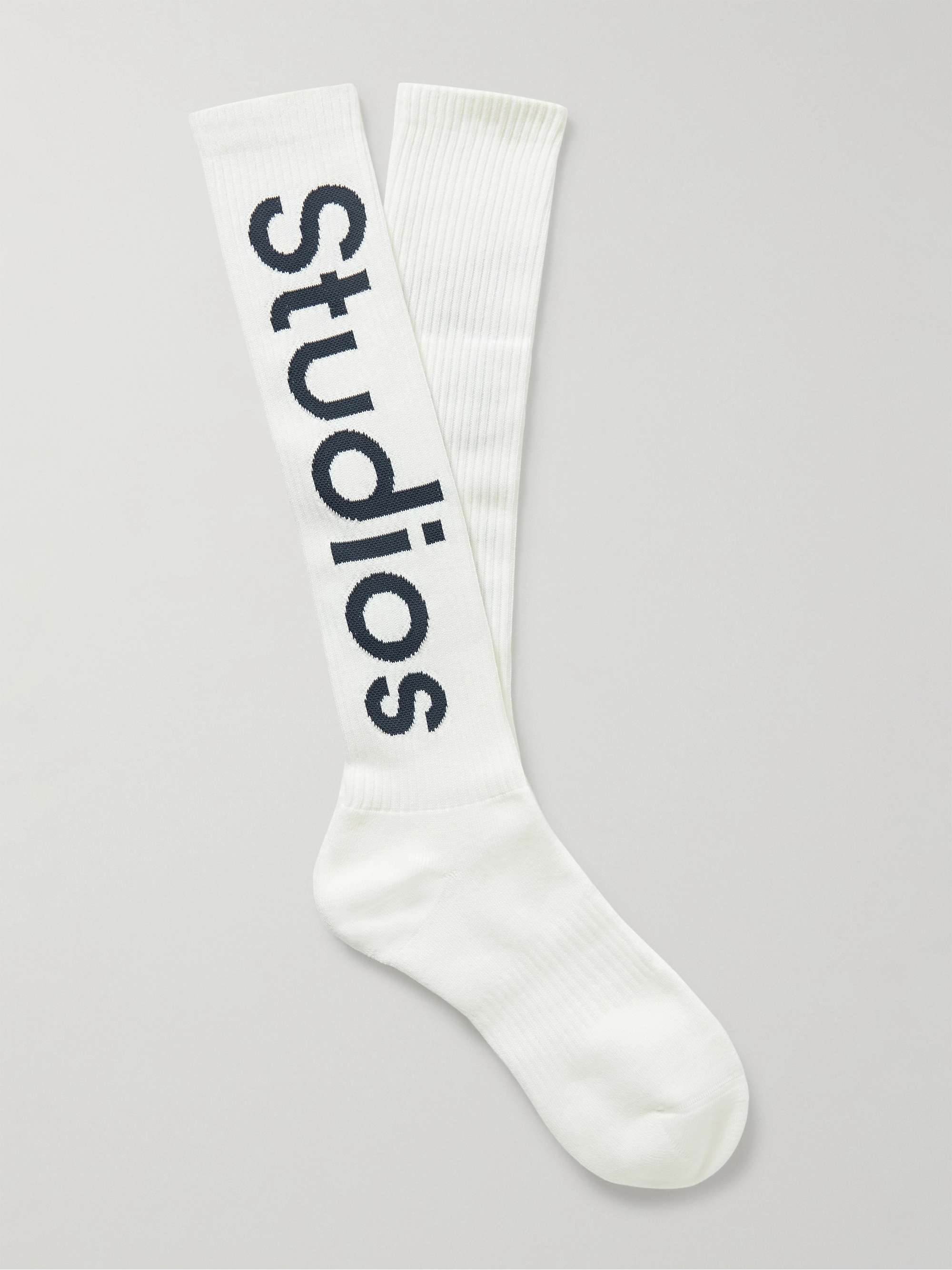 Socken aus einer Baumwollmischung in Rippstrick mit Logomotiv von ACNE  STUDIOS für Herren | MR PORTER