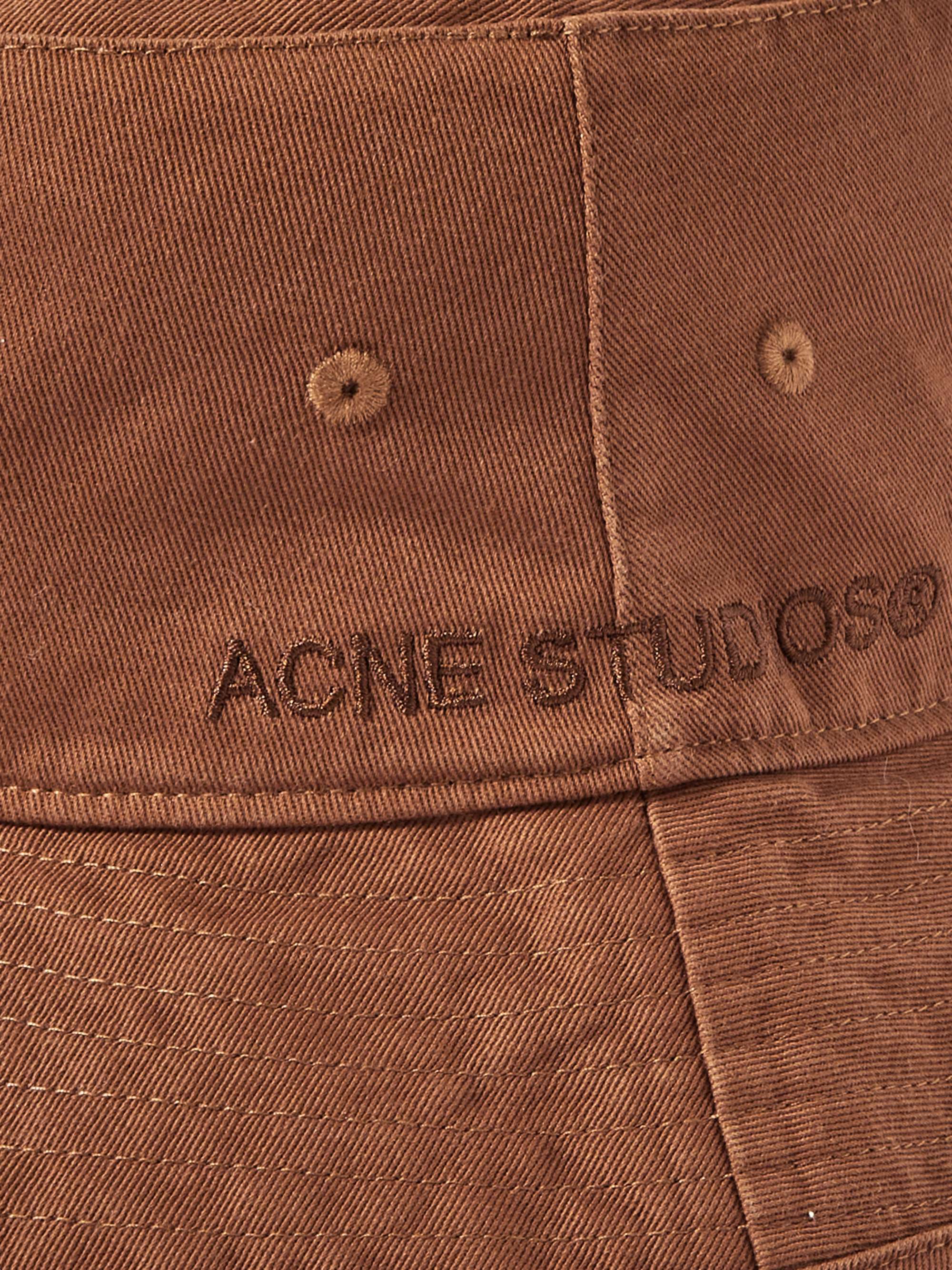 ACNE STUDIOS Brimmo Logo-Embroidered Cotton-Twill Bucket Hat | MR PORTER