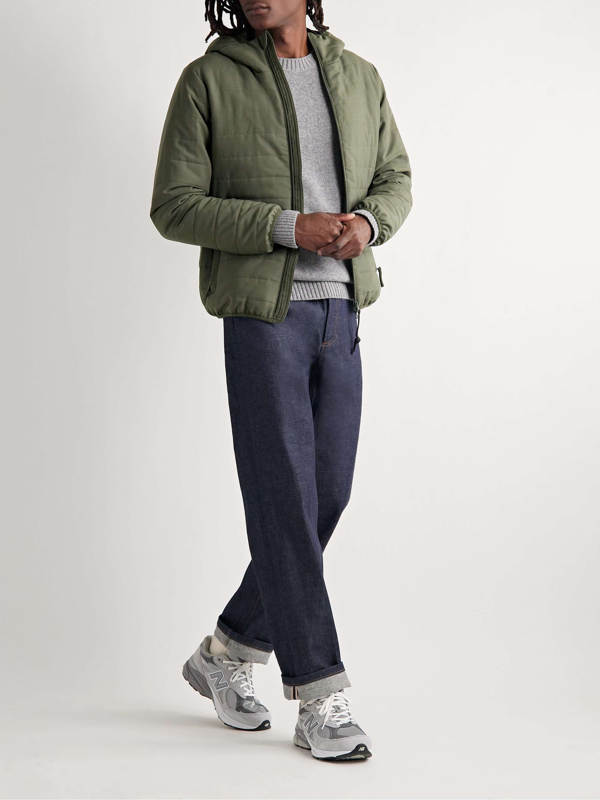 toewijzing pols mezelf ASPESI Quilted Canvas Hooded Jacket | MR PORTER