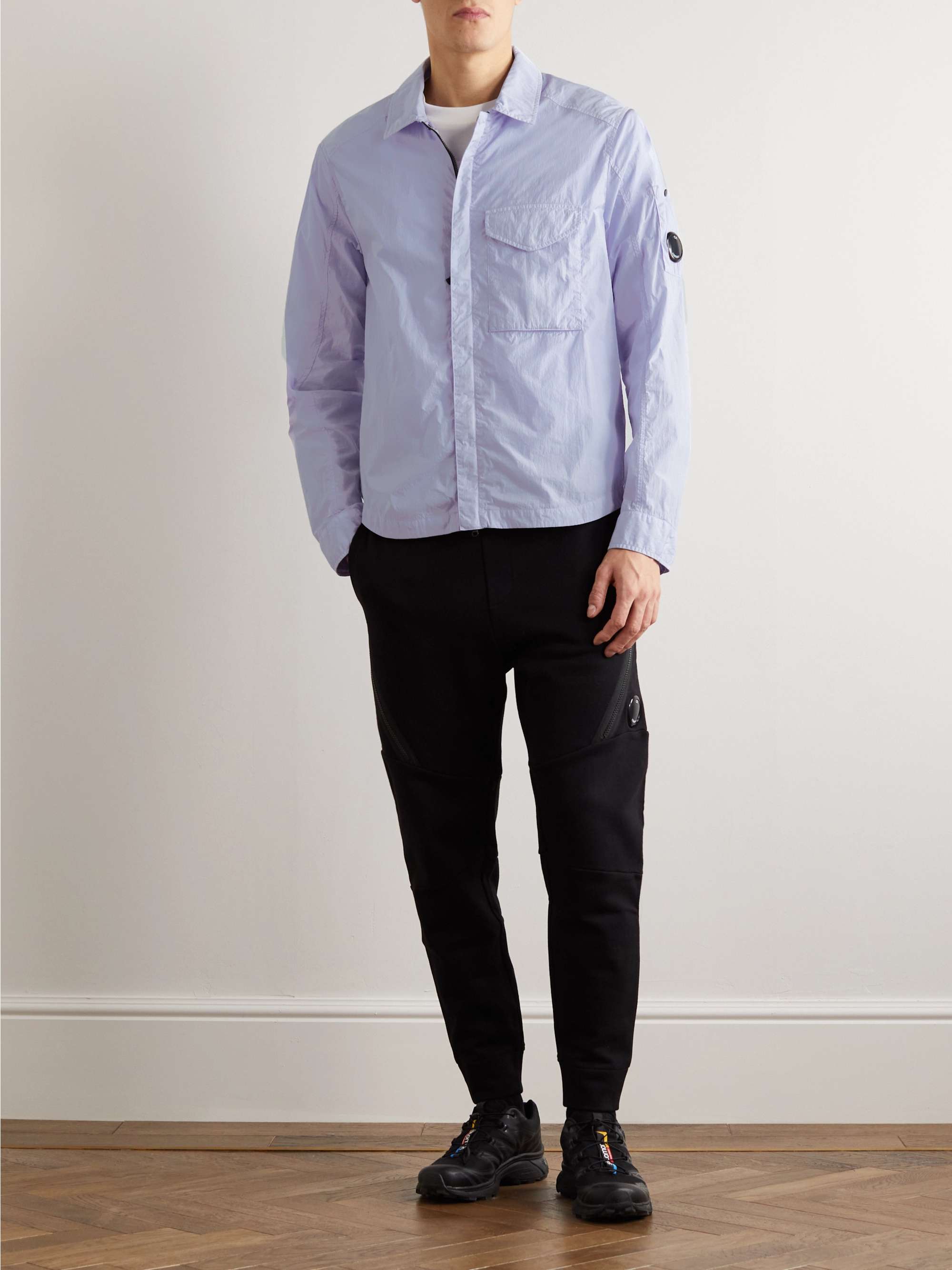 C.P. COMPANY Garment-Dyed Chrome-R Overshirt for Men | MR PORTER