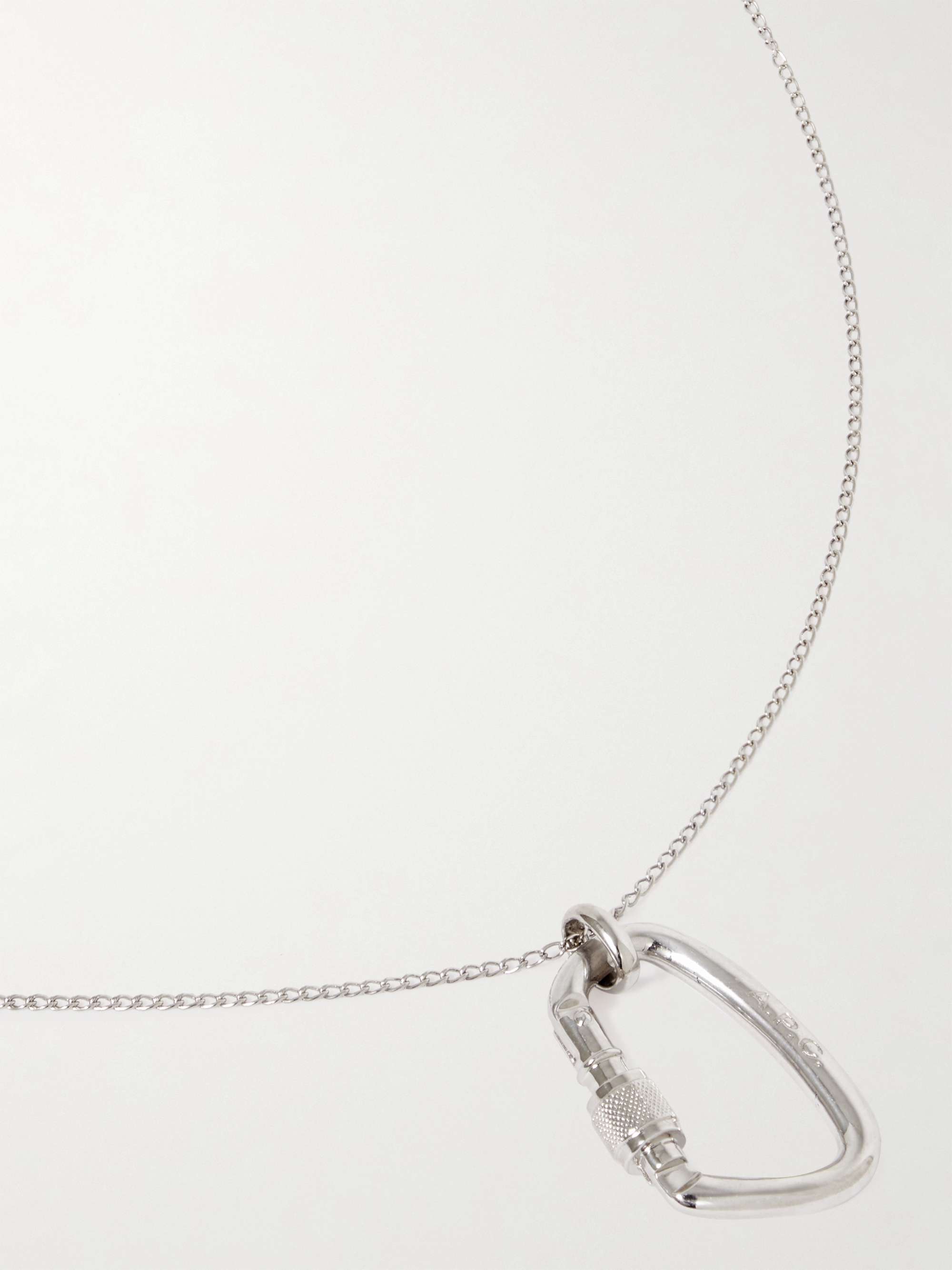 A.P.C. Silver-Tone Pendant Necklace for Men | MR PORTER