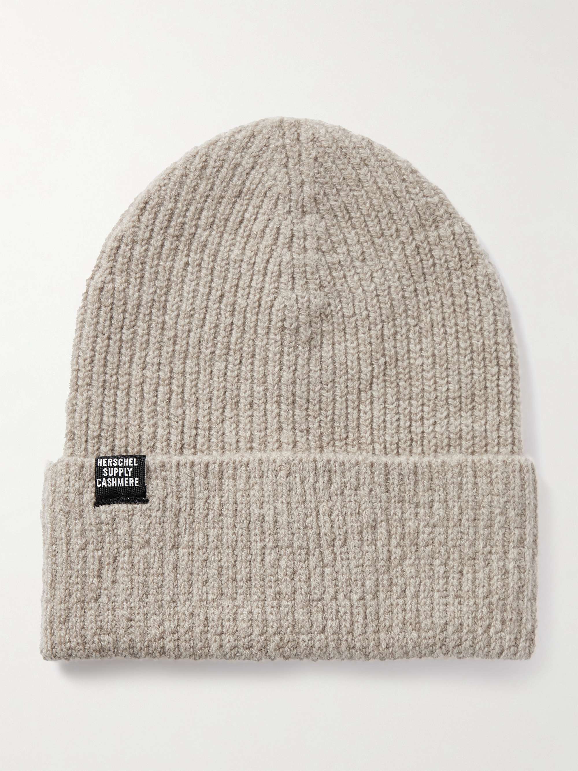 HERSCHEL SUPPLY CO. Cardiff Ribbed Wool and Cashmere-Blend Beanie for ...