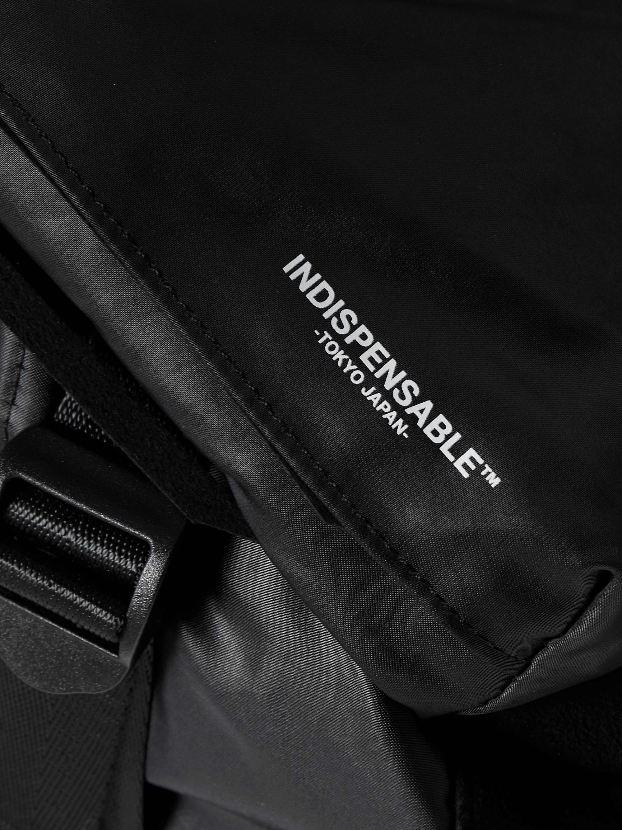 INDISPENSABLE Logo-Print Vegan TechLeather™ and Suede Backpack for Men | MR  PORTER